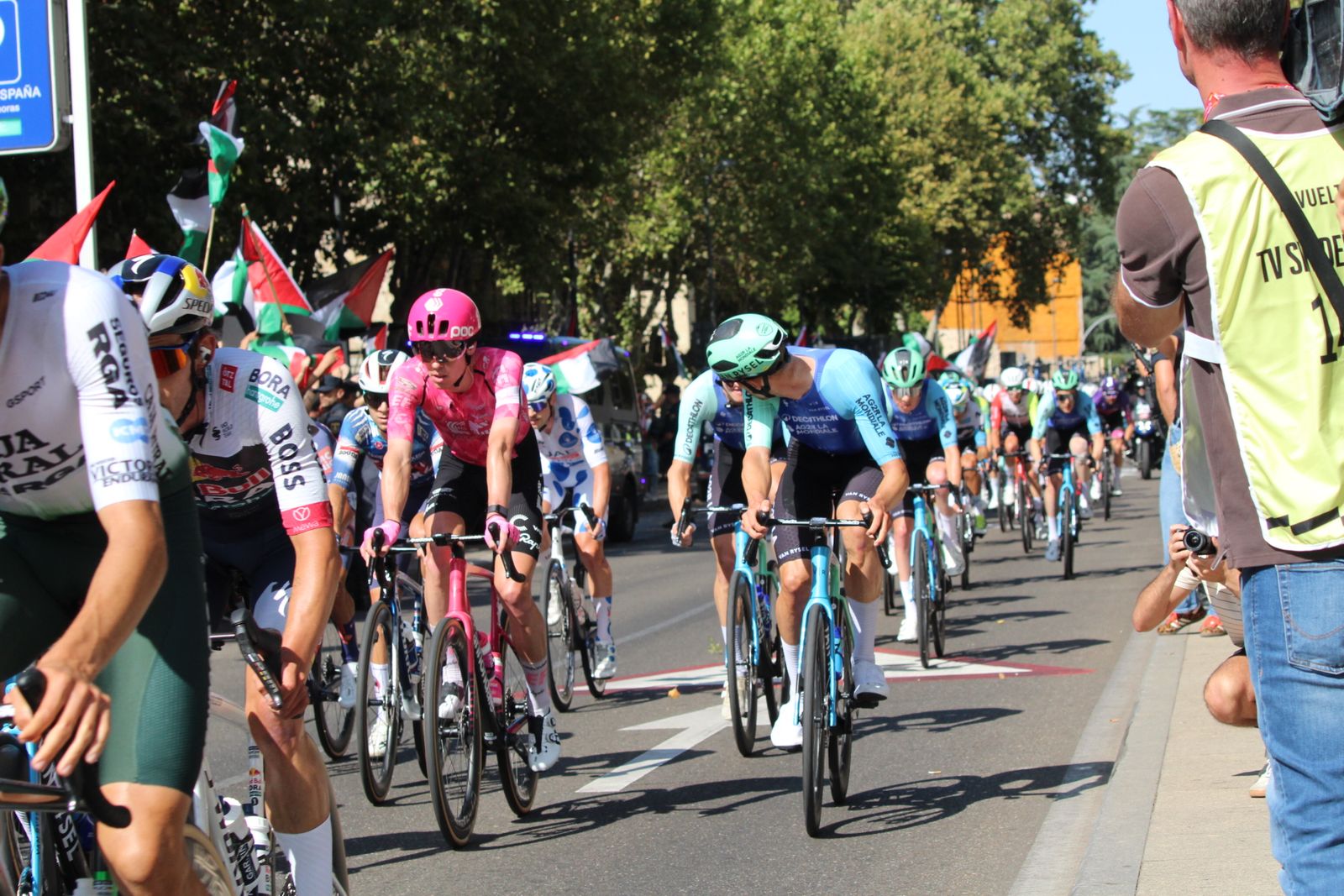 Vuelta ciclista a su paso por Salamanca