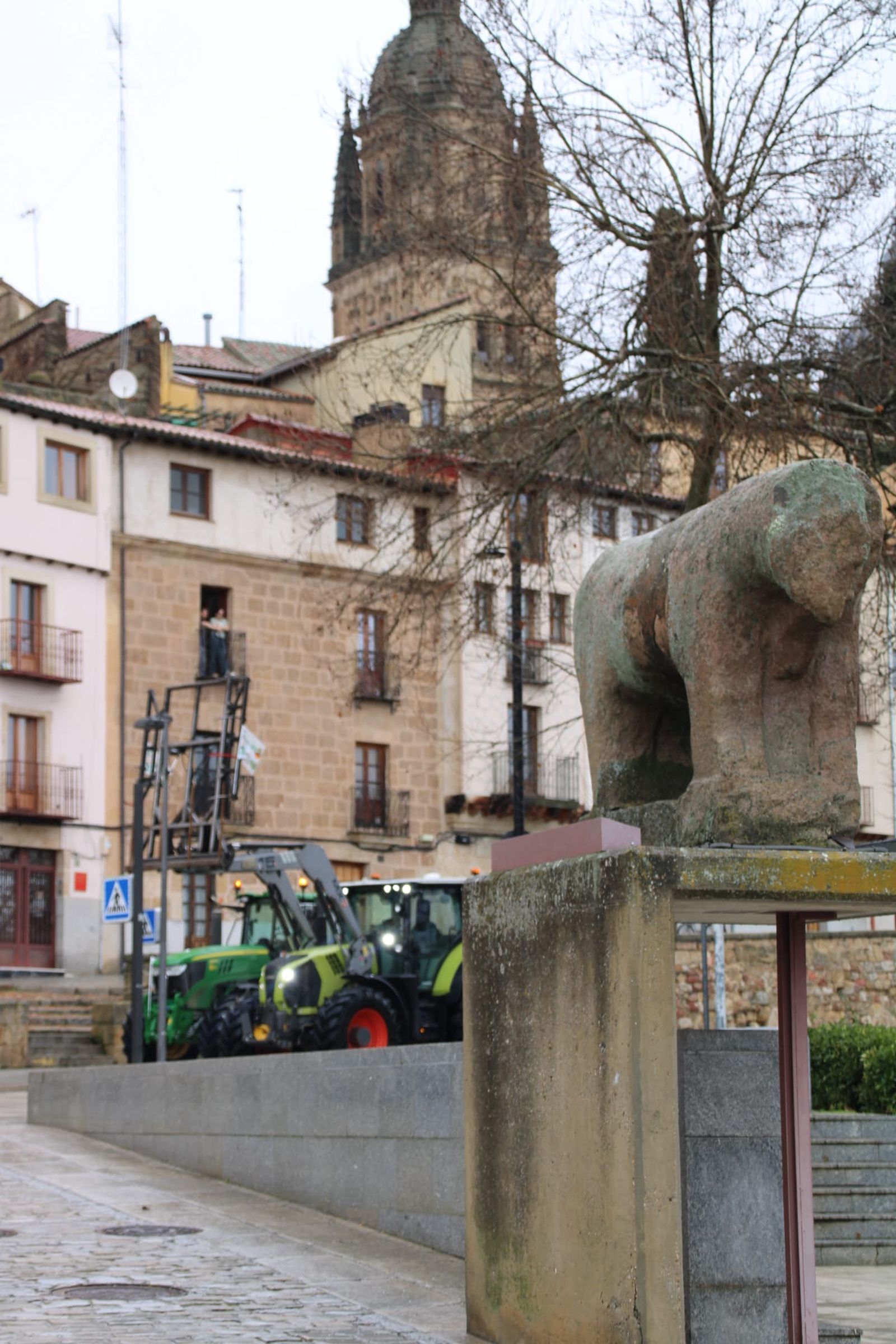 En imágenes la marcha con tractores y vehículos de campo en Salamanca en protesta contra Mercosur