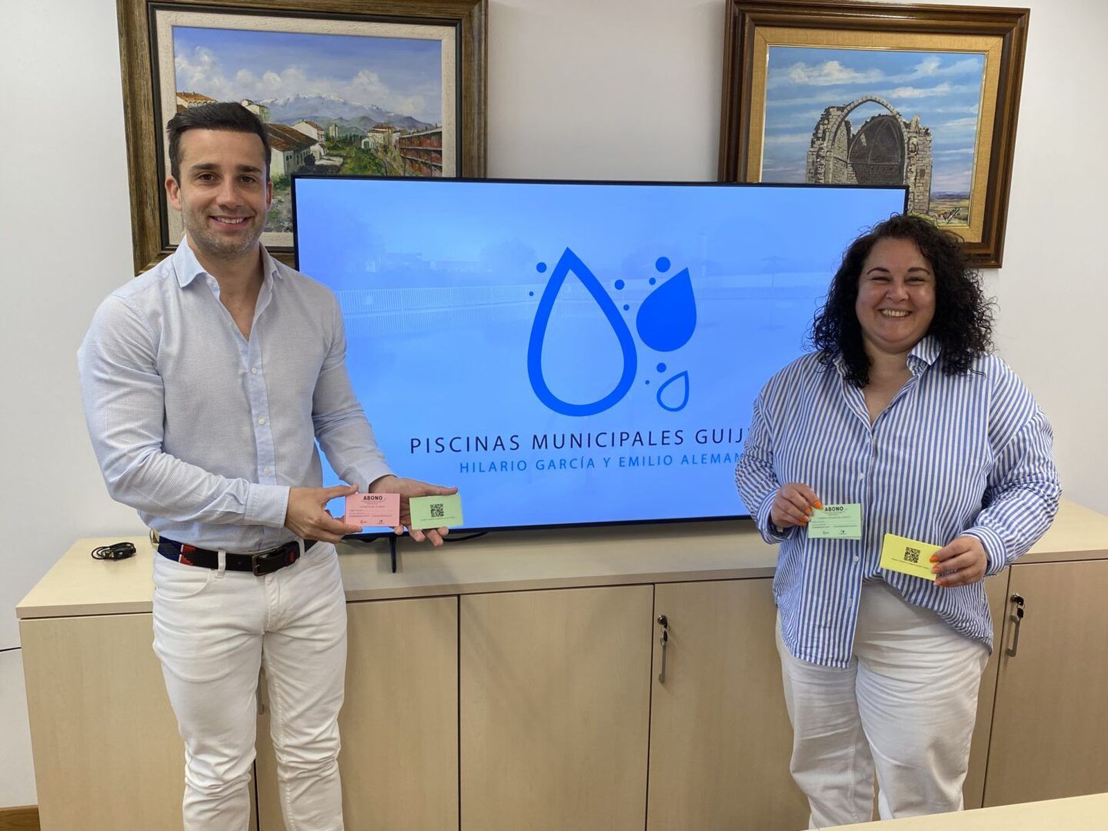 Presentacion nuevo logotipo de las piscinas municipales de Guijuelo
