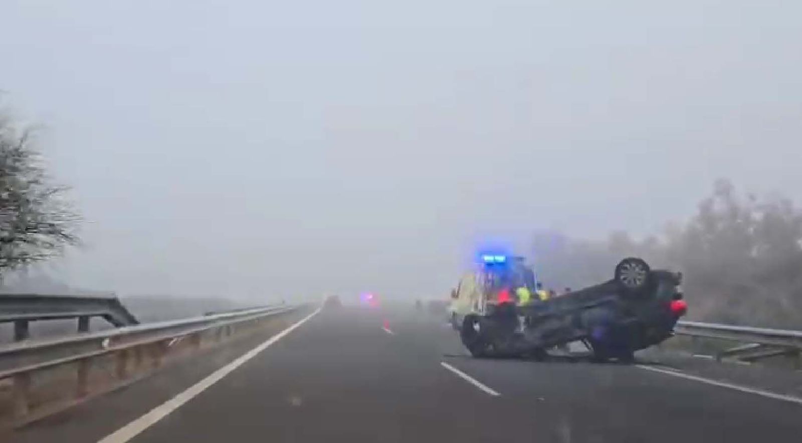 Accidente entre Zamora y Salamanca