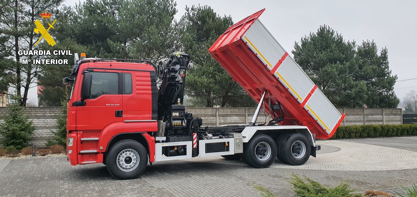 Imagen del vehículo con el que el investigado intentó la estafa