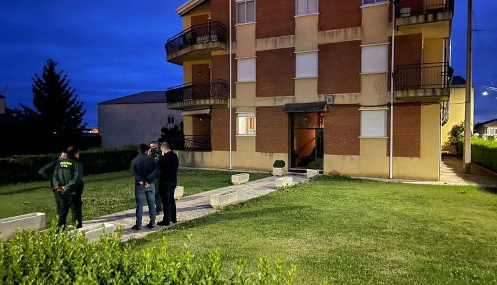 Vivienda donde fue apuñalada