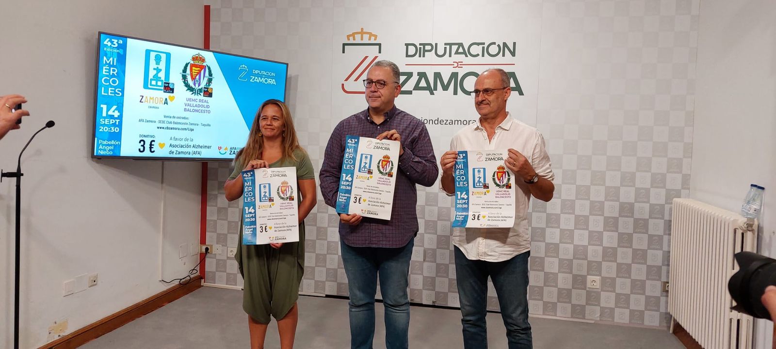 Presentación del 43 Trofeo Diputación de Zamora de Baloncesto