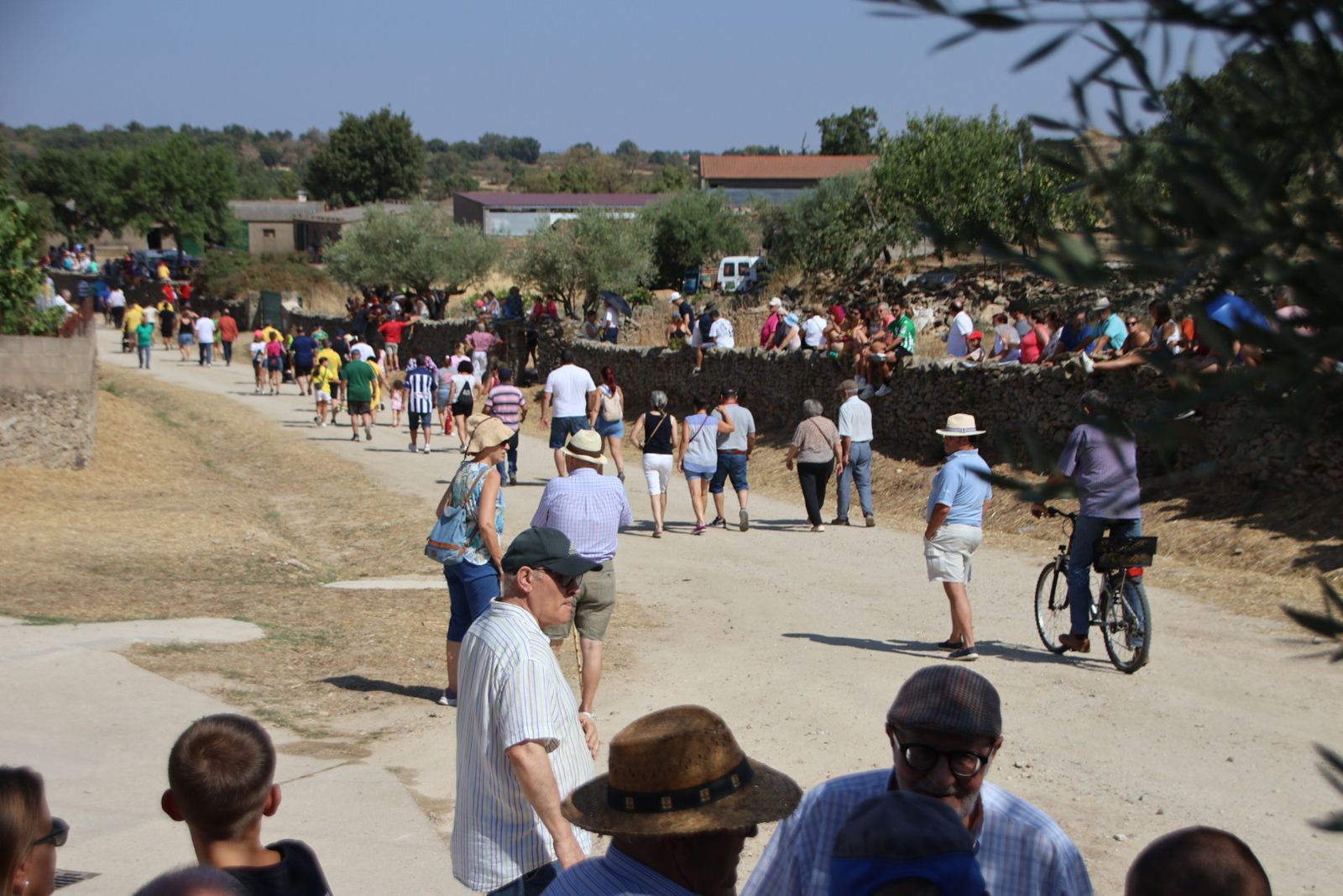 Lumbrales encierro a caballo