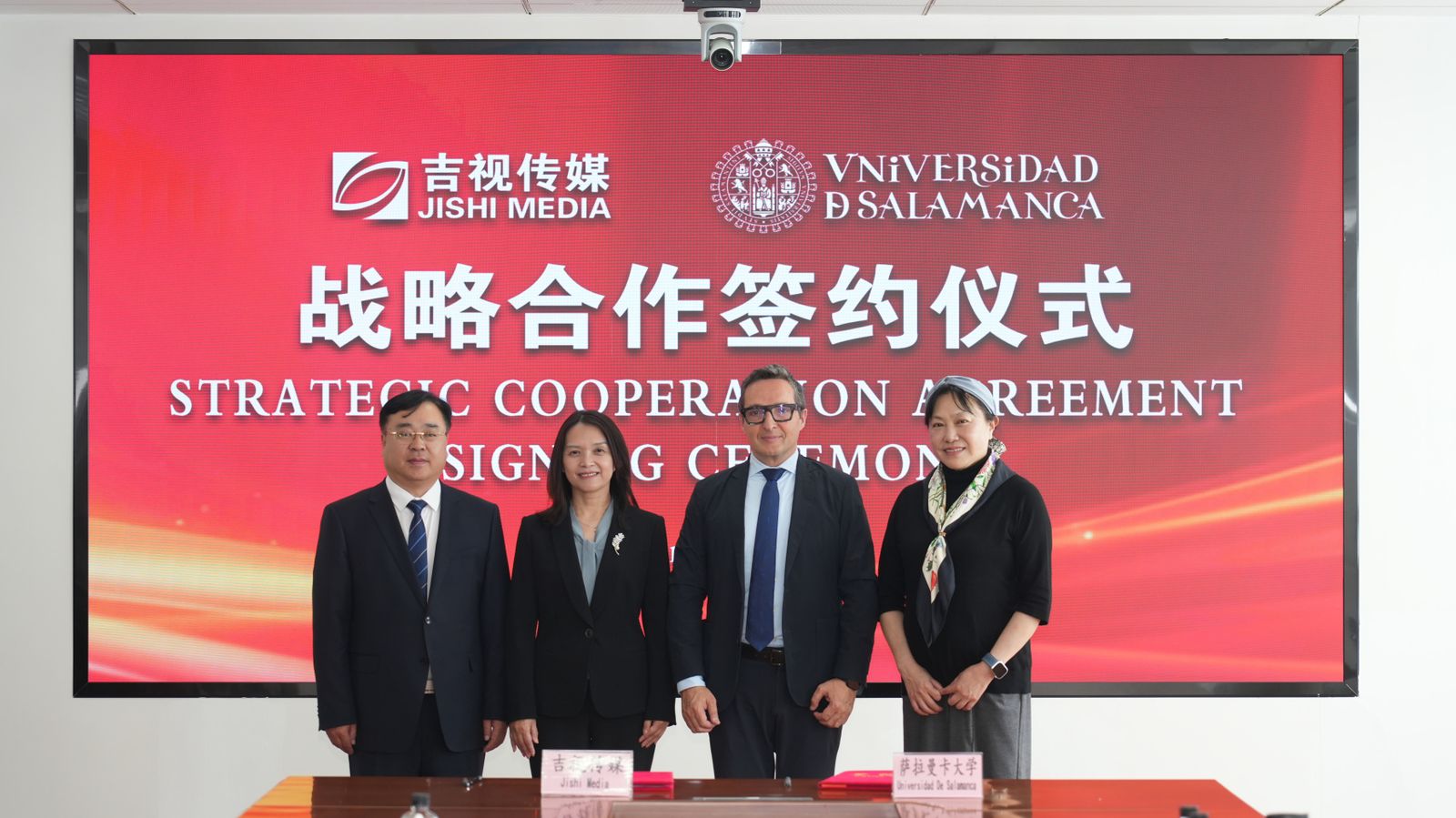 La Universidad de Salamanca consolida su relación con la provincia china de Jilin en una visita institucional del rector