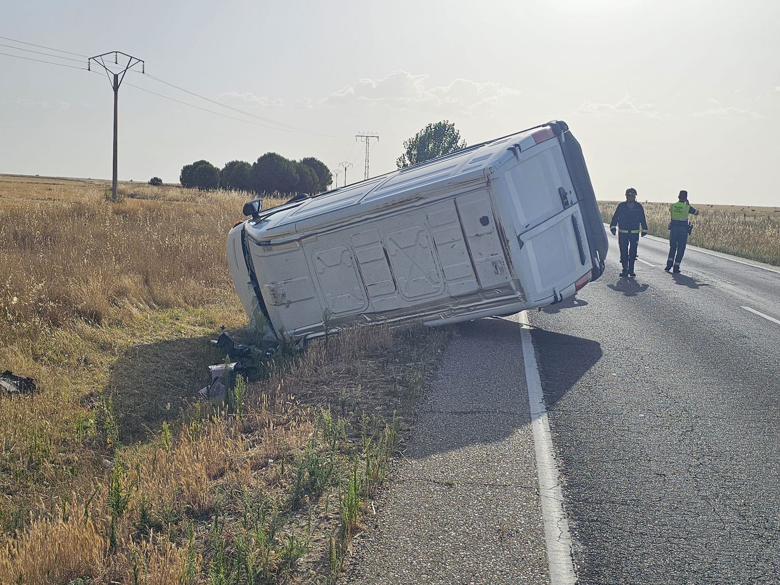 Accidente en la Nava de Sotrobal