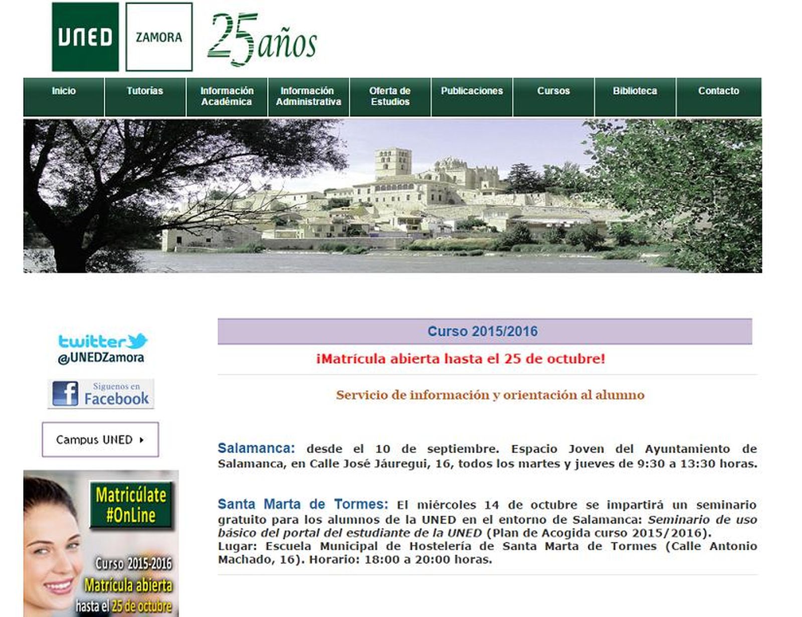 La localidad acoge un seminario informativo sobre el portal de la UNED