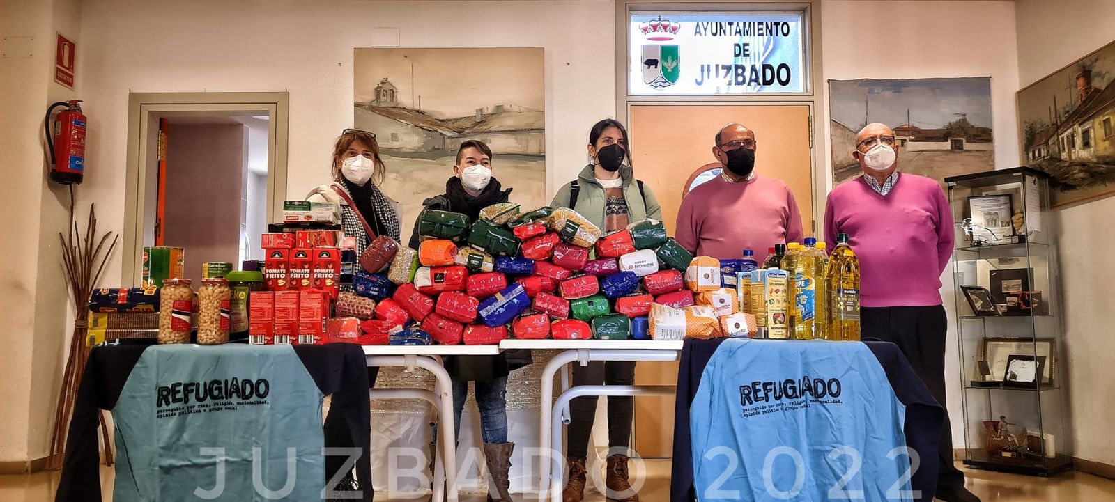 Juzbado entrega alimentos ACCM