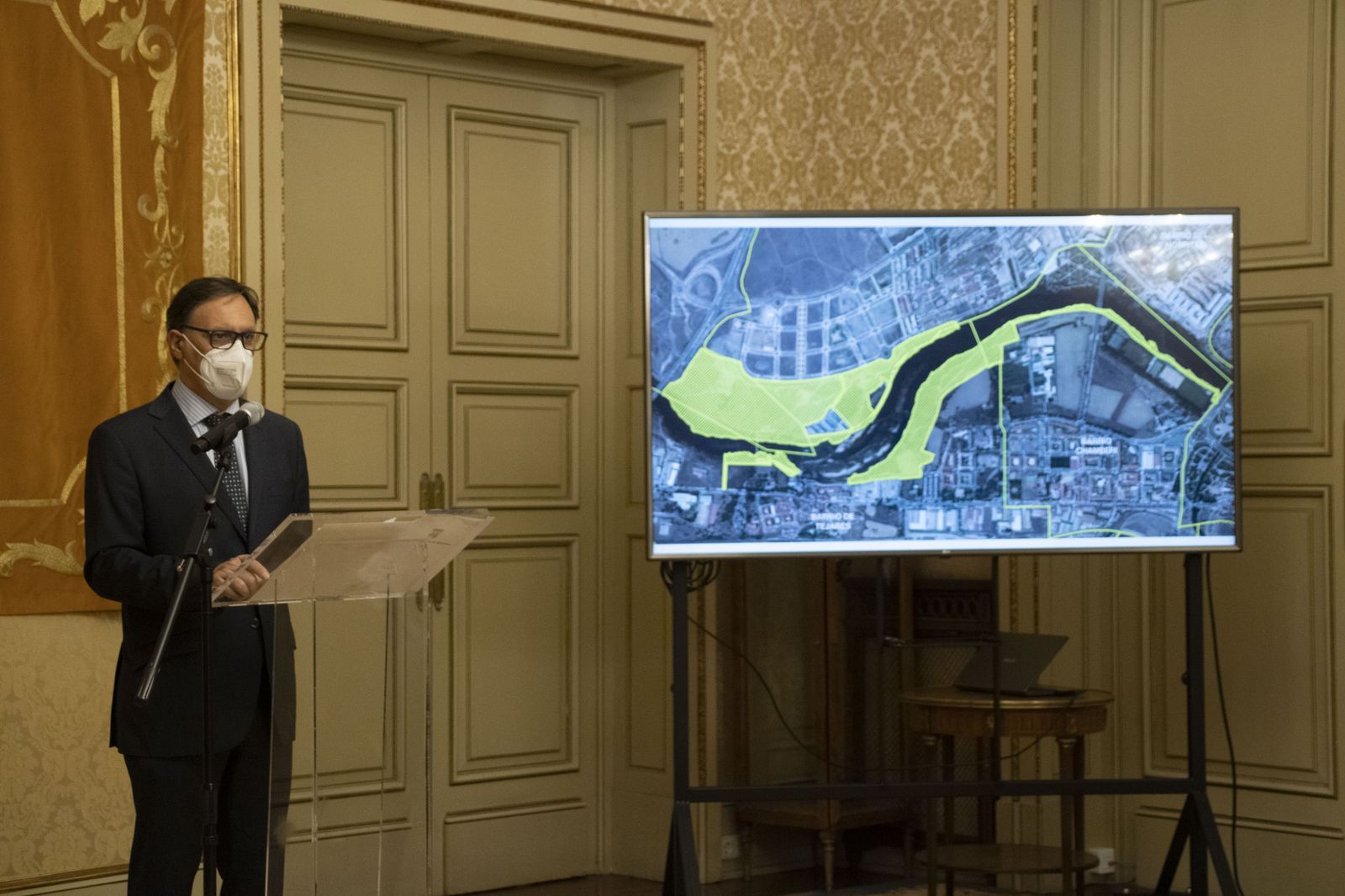 El alcalde de Salamanca, Carlos García Carbayo, presenta el proyecto de corredores verdes