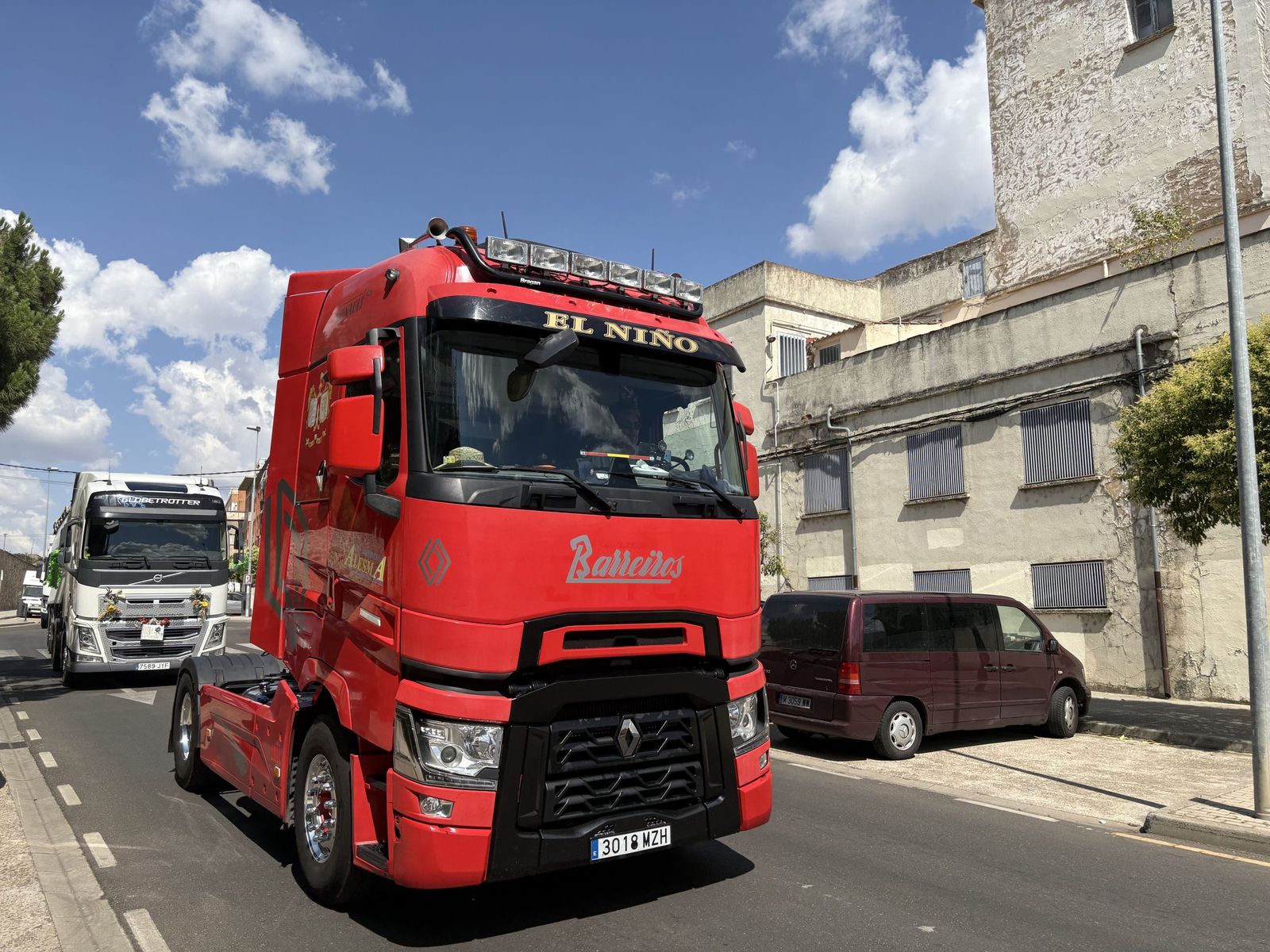 GALERÍA | Los transportistas celebran San Cristobal por las calles de Zamora