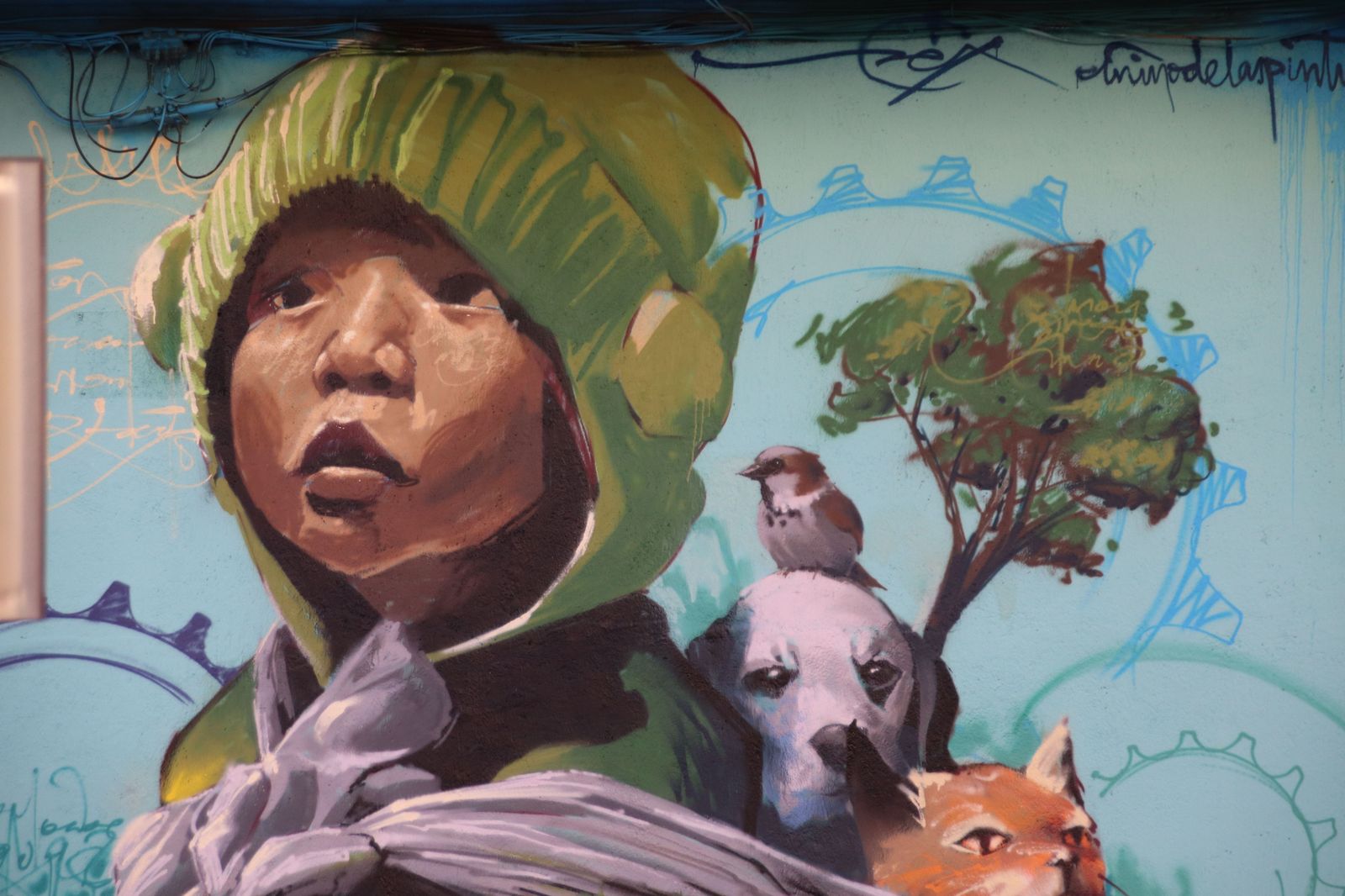 Graffiti barrio del Oeste