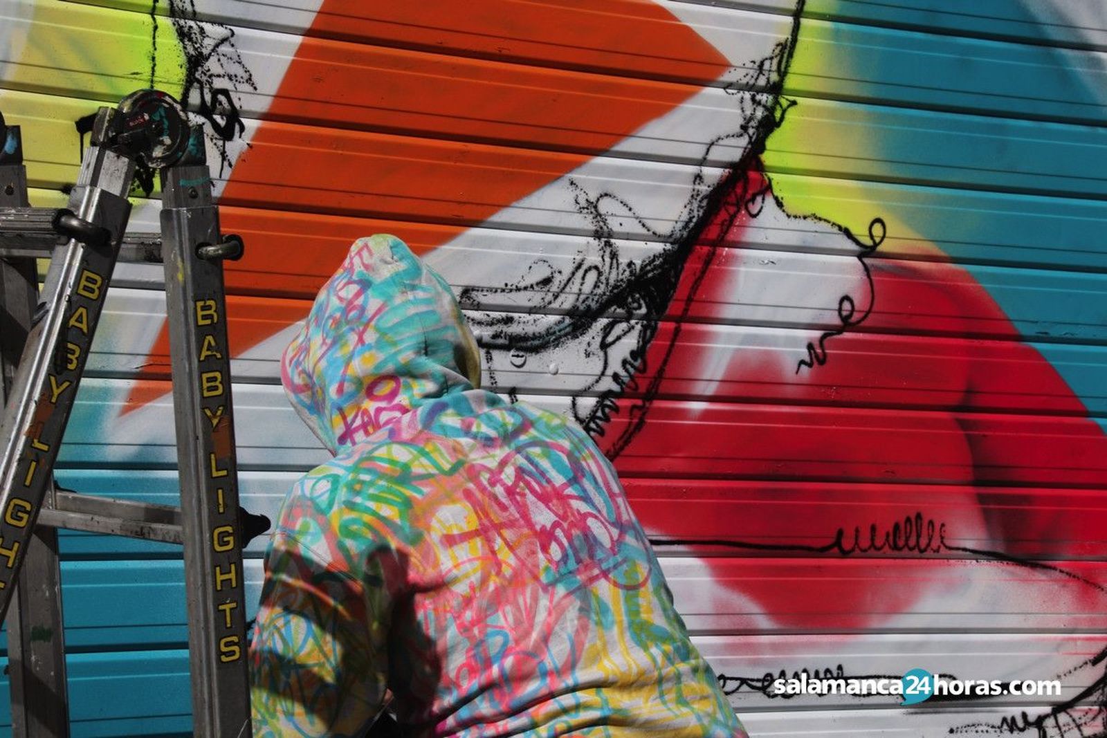 Galería Urbana. Barrio del Oeste - Foto de archivo