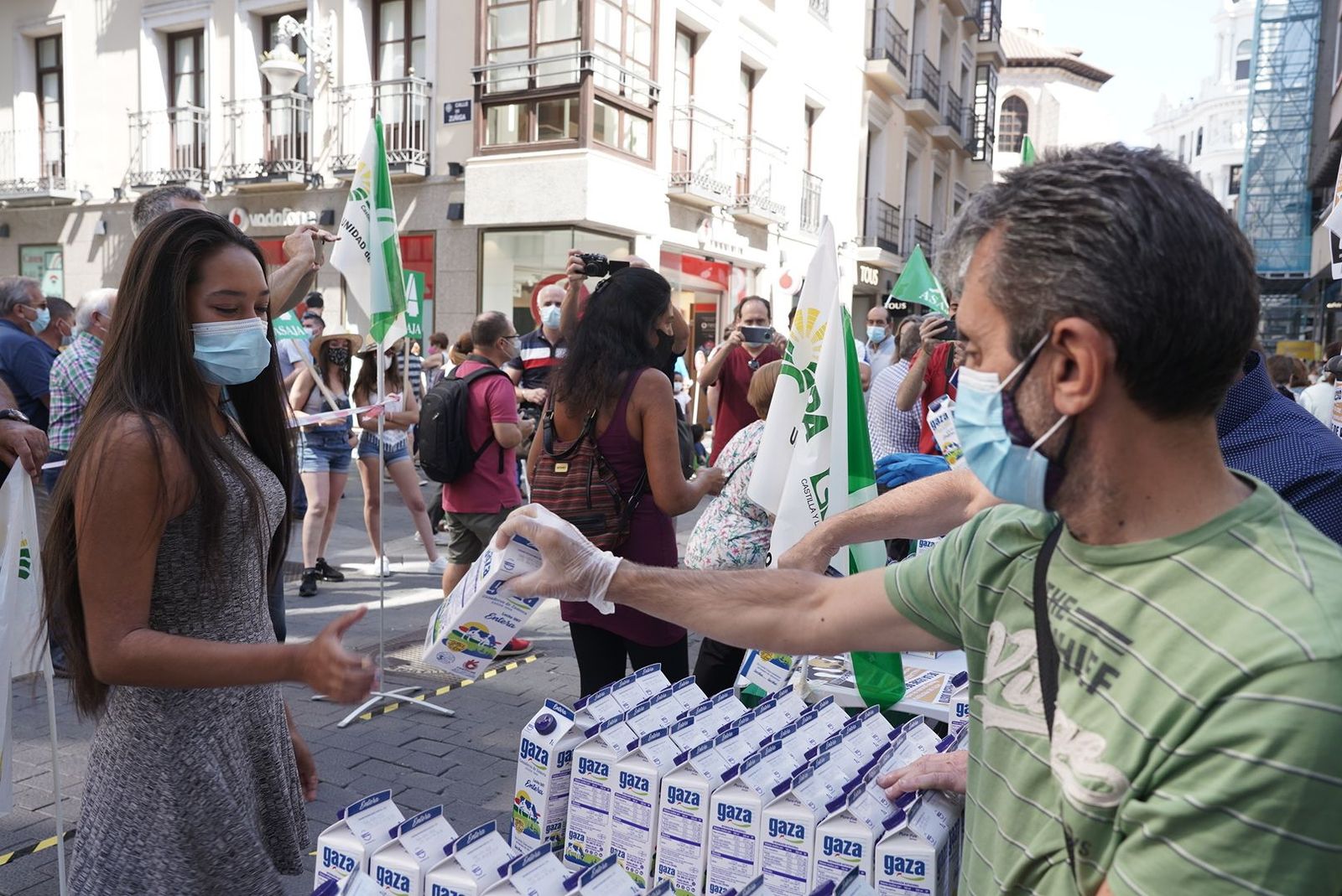 Reparto de leche en Valladolid. ICAL