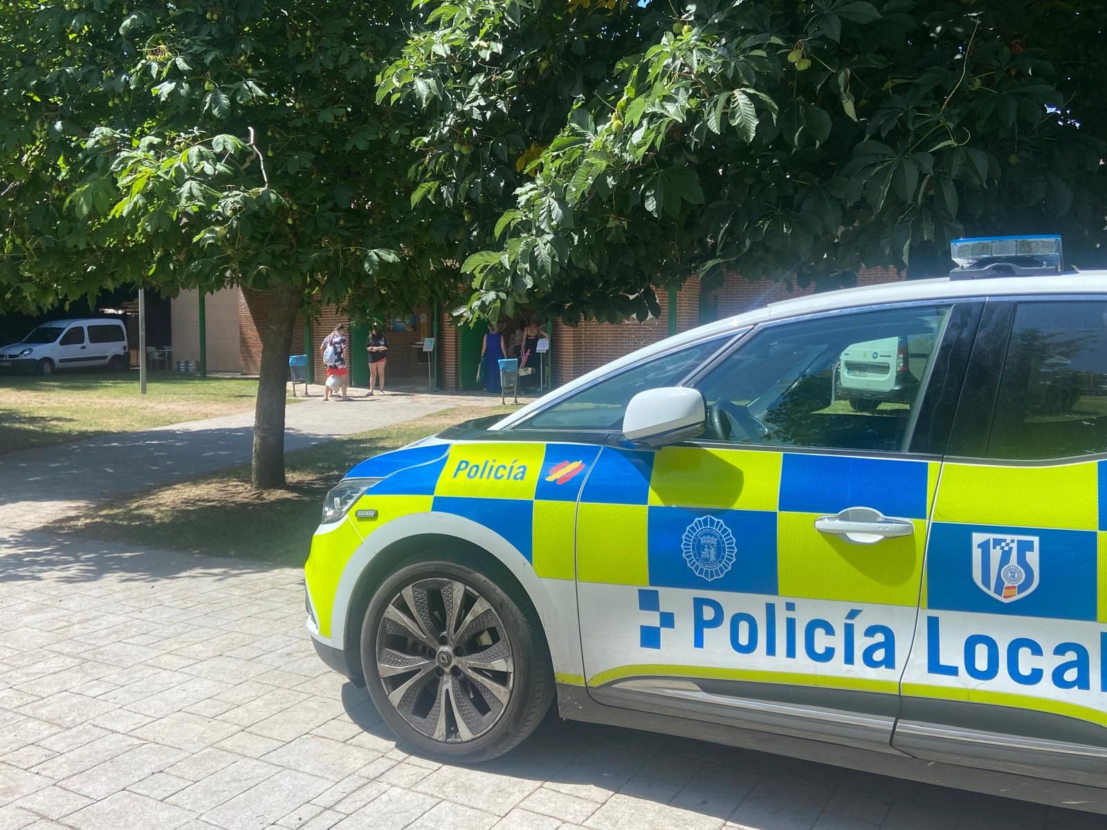 Policía Local de Salamanca. Piscina Aldehuela