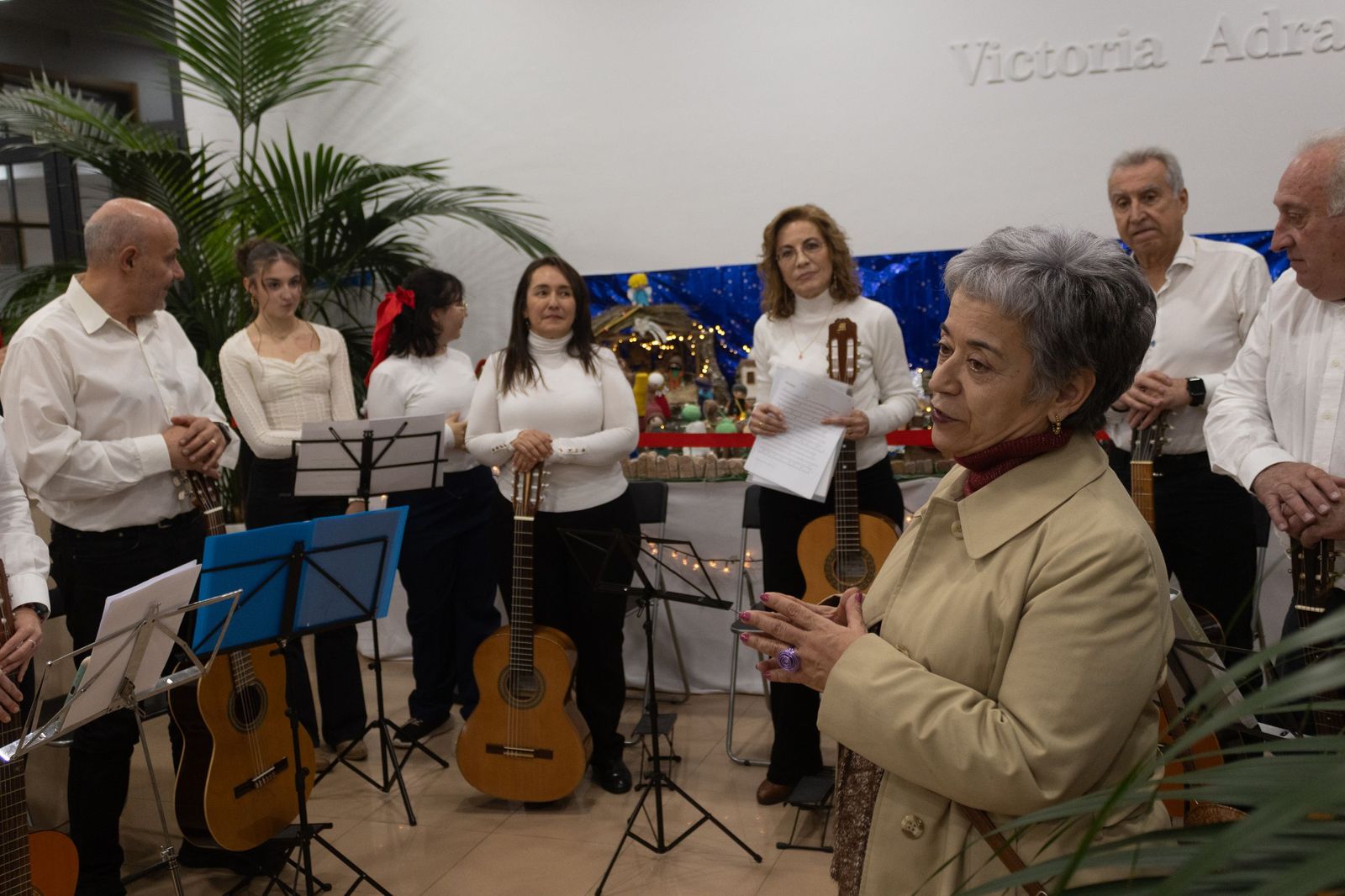 La Navidad también se teje en Salamanca con el belén de ganchillo de ZOES