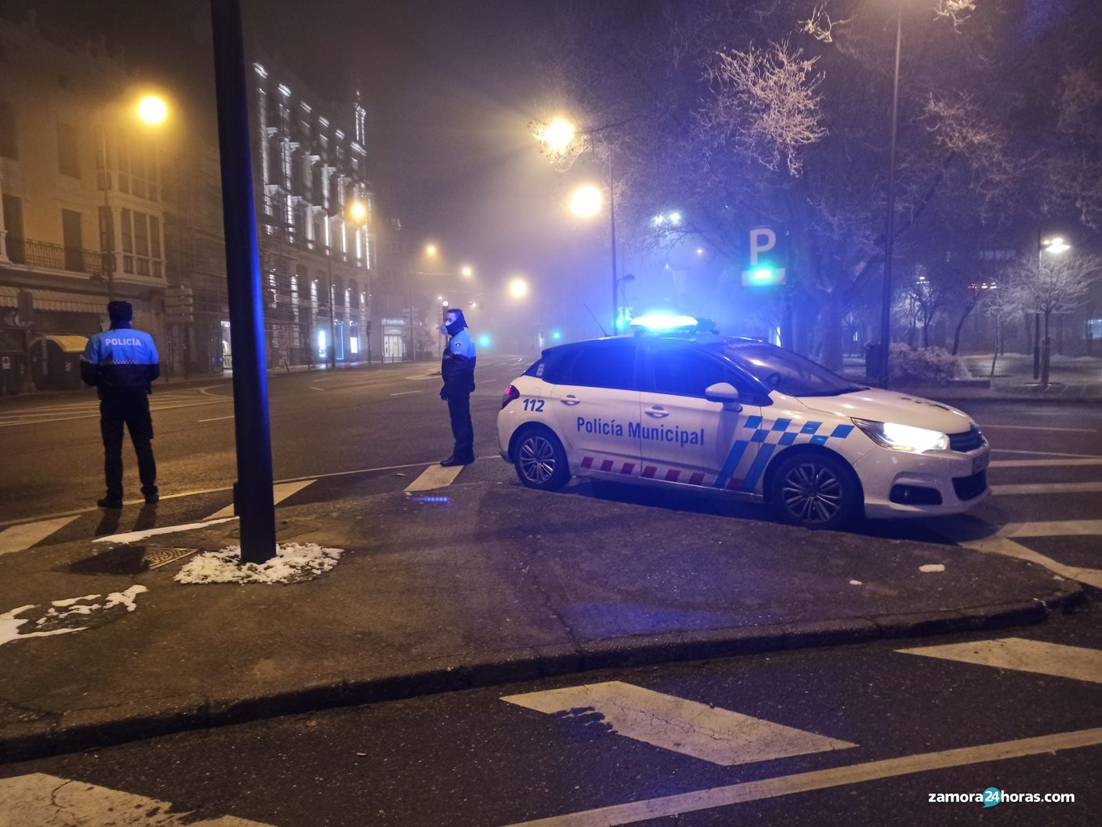 Toque queda control policia
