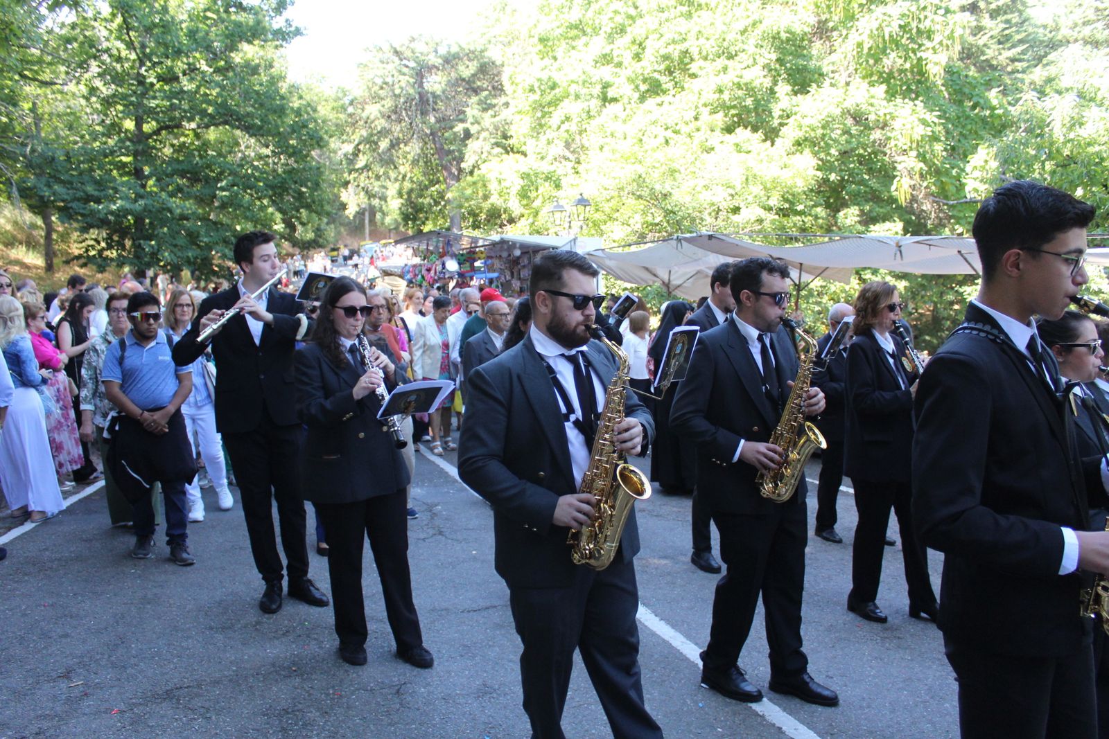 Béjar, misa y procesión en el santuario de Nuestra Señora del Castañar