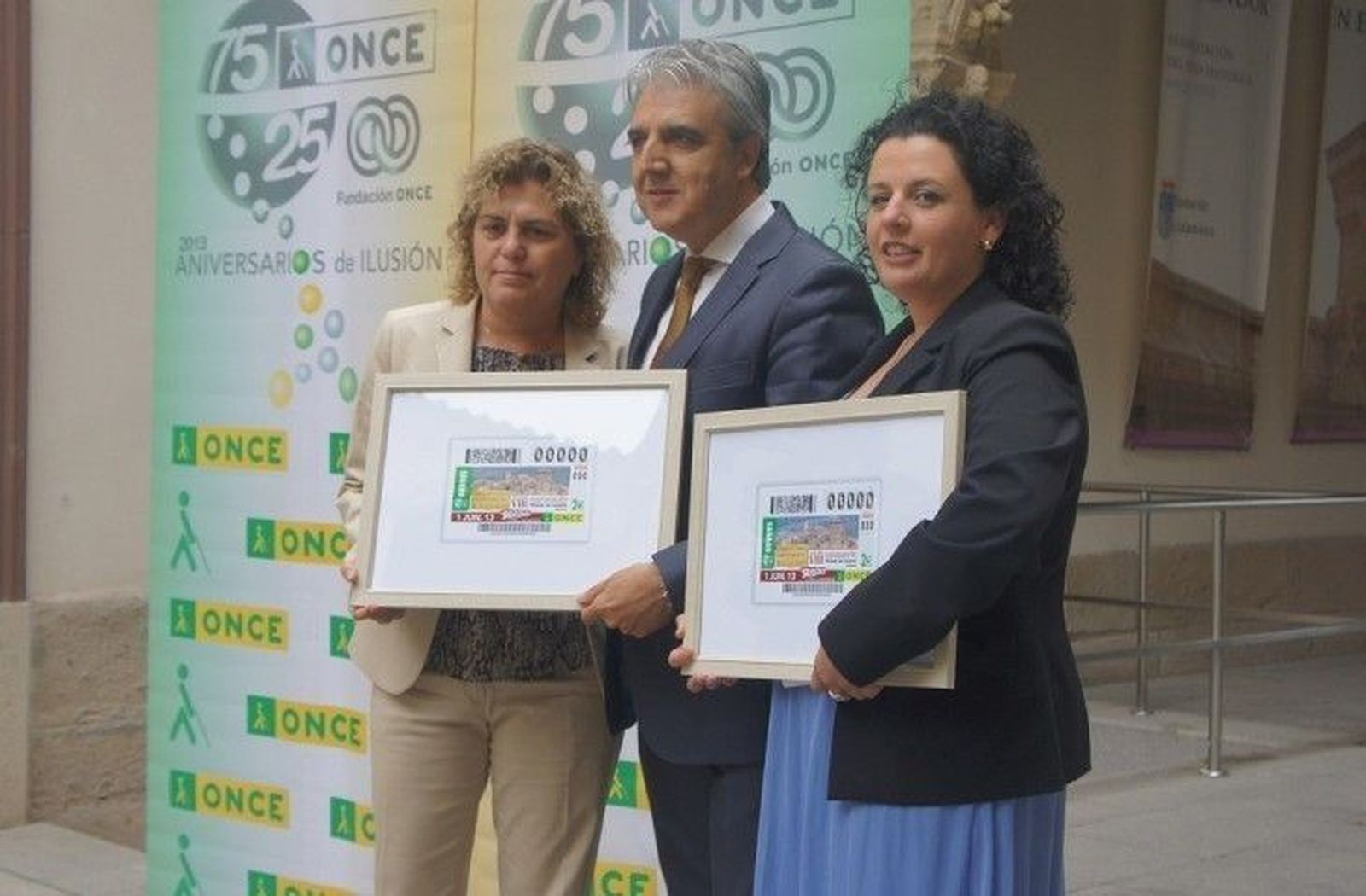 El octavo centenario de Miranda de Castañar, imagen del cupón de la ONCE