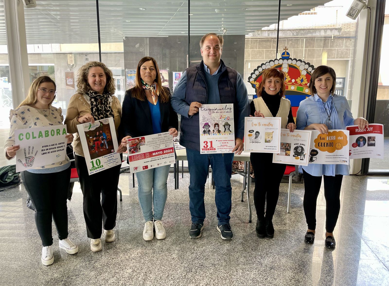 Presentación de la agenda cultural de mayo en Guijuelo