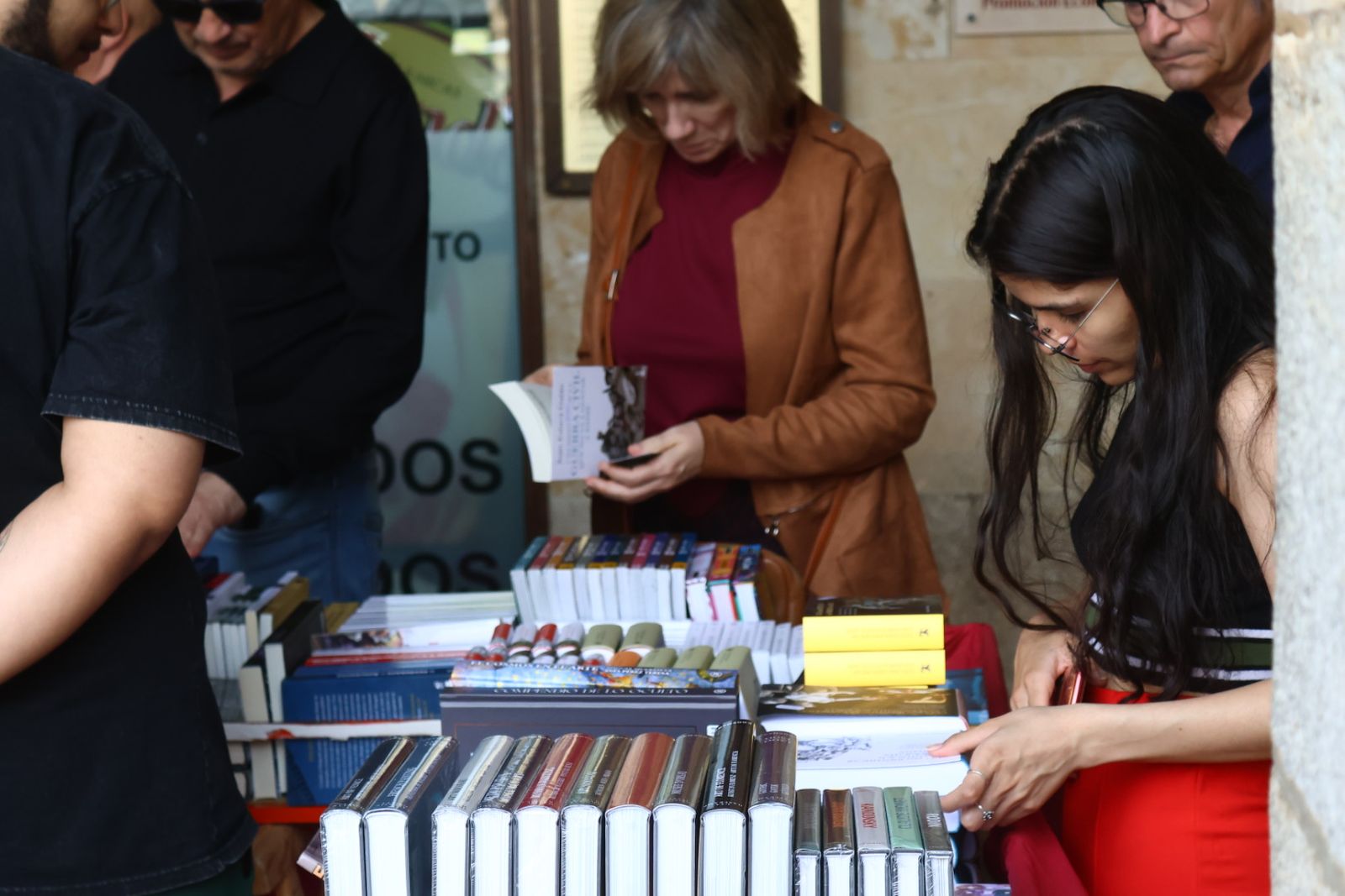 Día del Libro en la Plaza Mayor de Salamanca