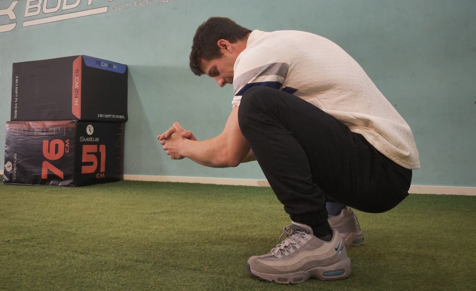 Alex Sánchez en los momentos antes de conseguir el Guinness World Record