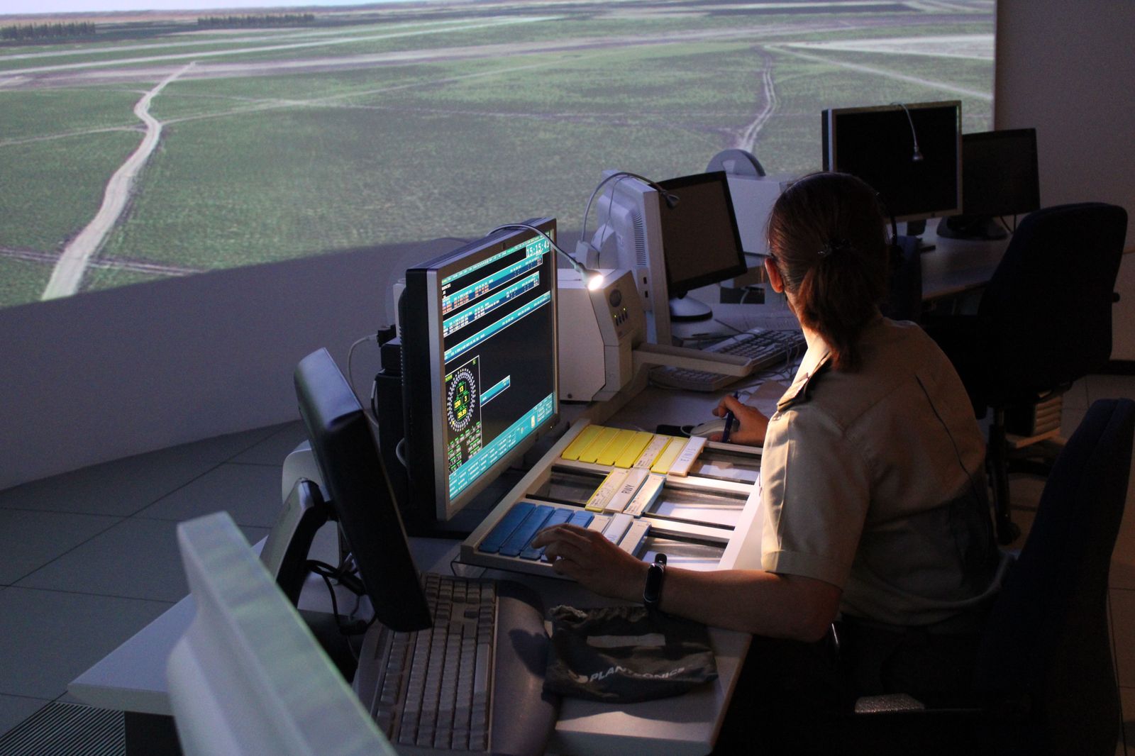 Escuela militar de controladores aéreos de Matacán. Foto de archivo
