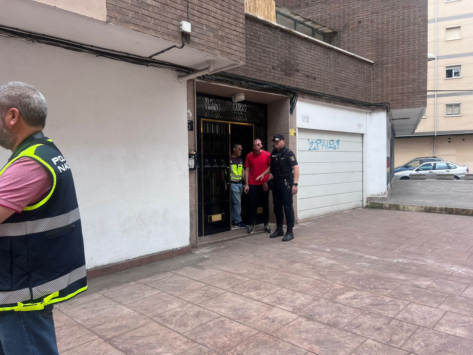 Un detenido en una operación de Policía Nacional en el barrio Vidal (11).jpeg
