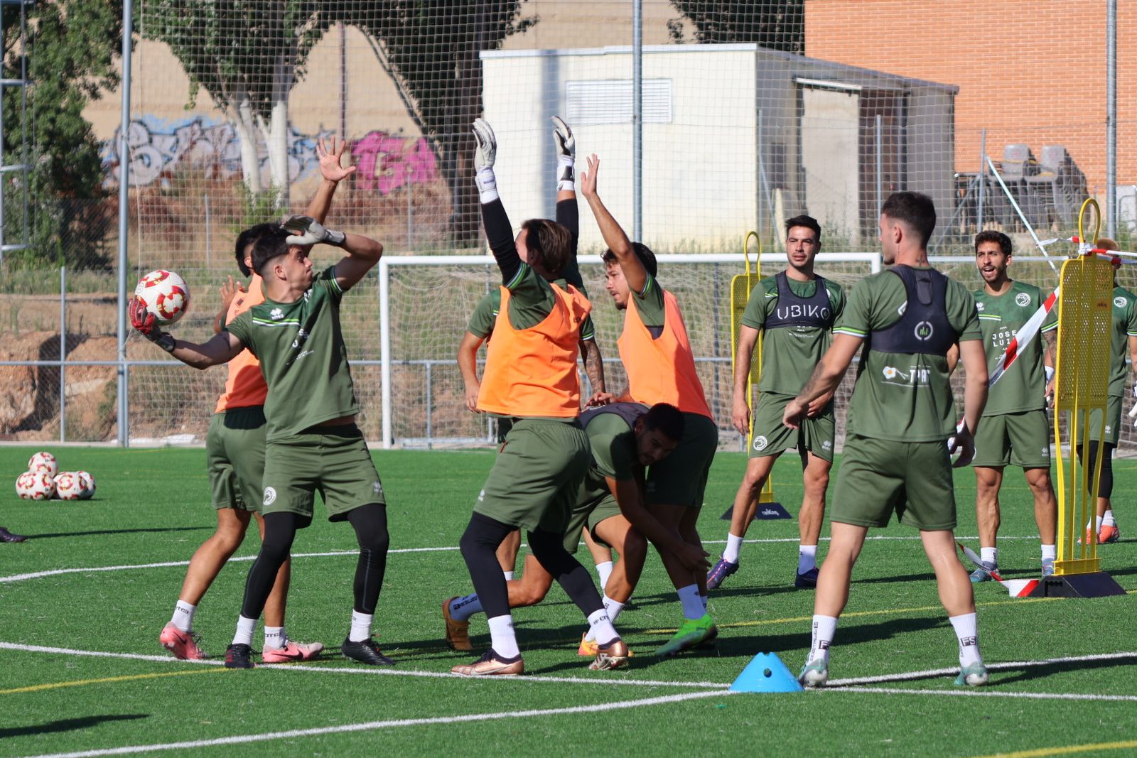 Imagen de un entrenamiento de Unionistas