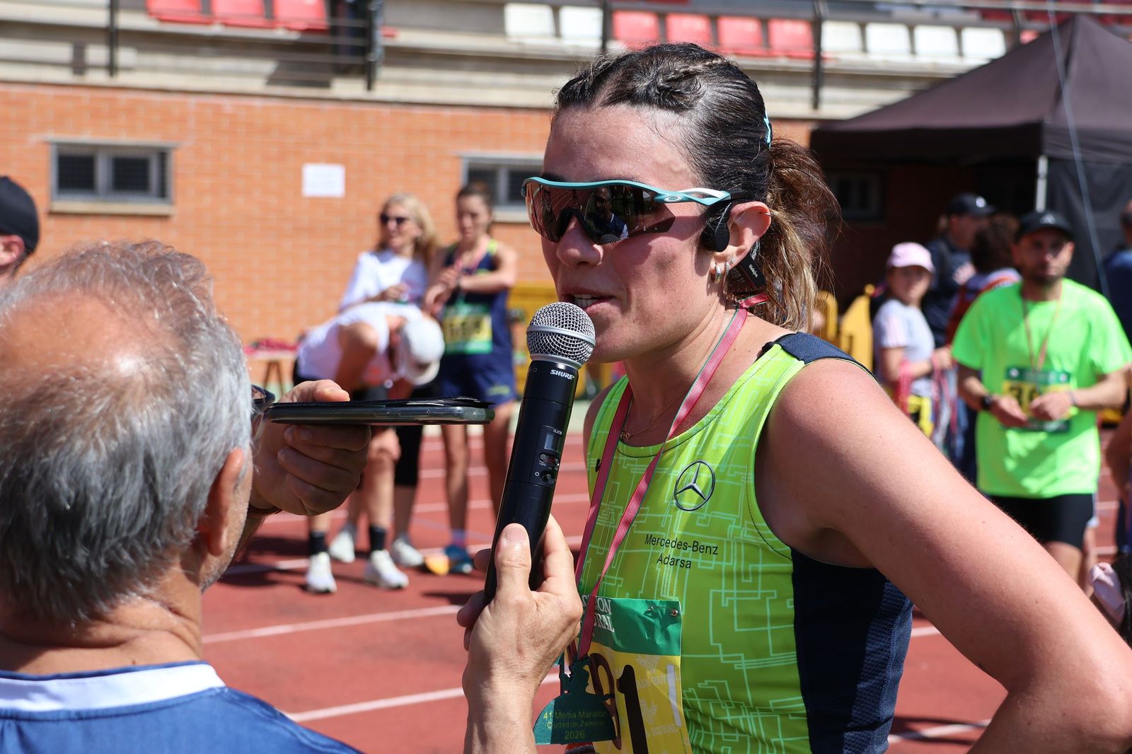 GALERÍA | Revive en imágenes la llegada a meta de los atletas en la Media Maratón de Zamora