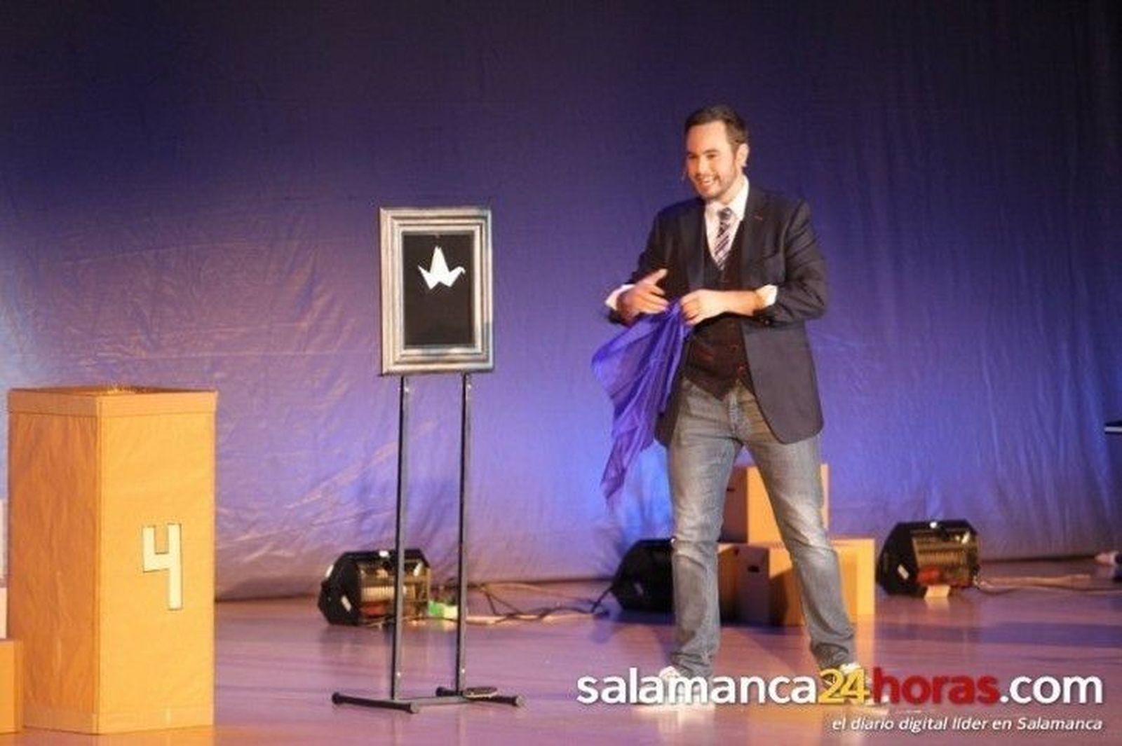 La magia de Jorge Blass sorprende a los salmantinos