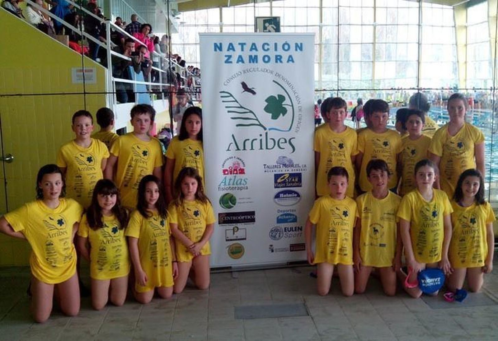 Los benjamines del Natación Zamora firman un buen papel en Burgos y siguen creciendo