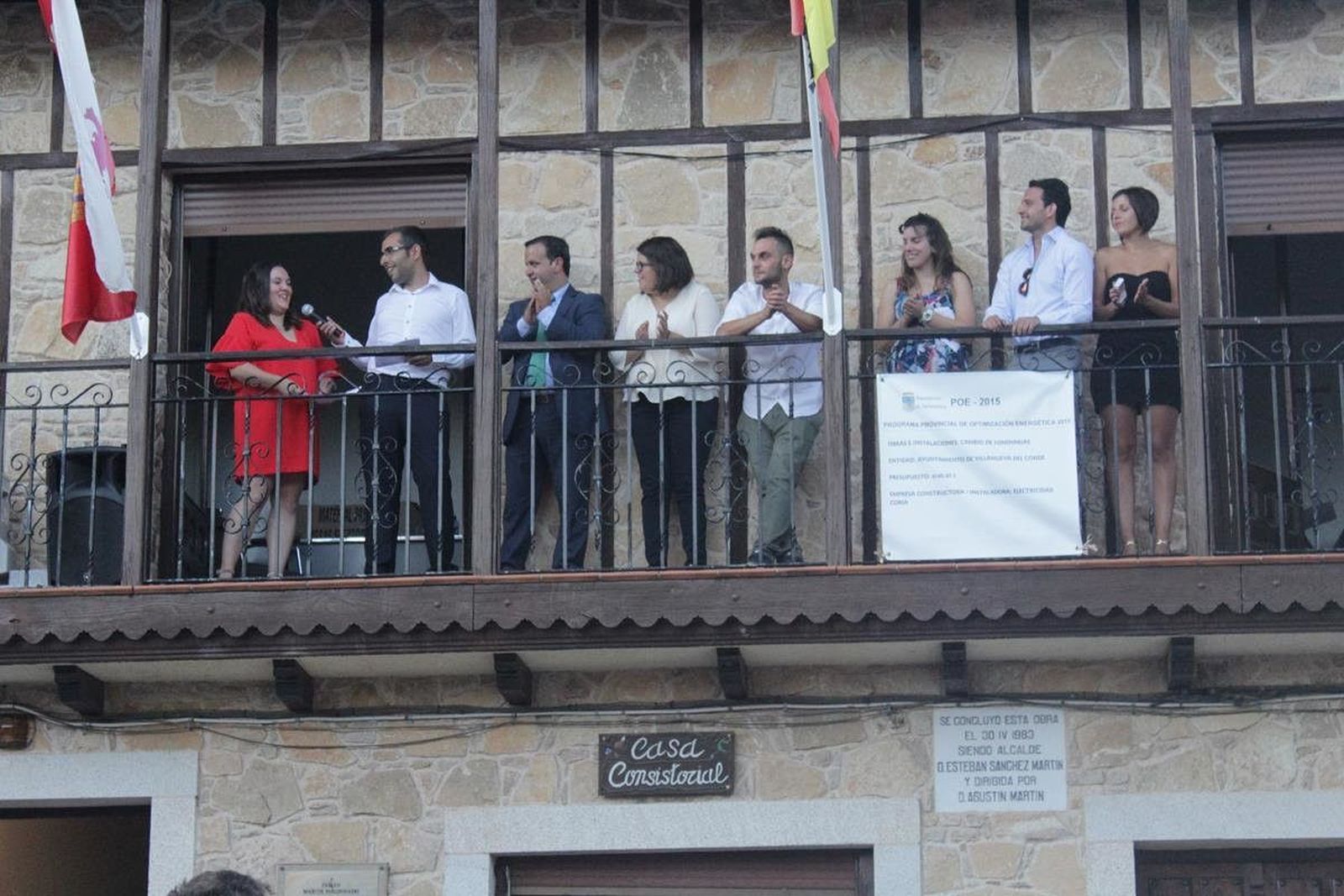 El pregón de fiestas, pistoletazo de salida a cinco días de jolgorio y diversión en Villanueva del Conde