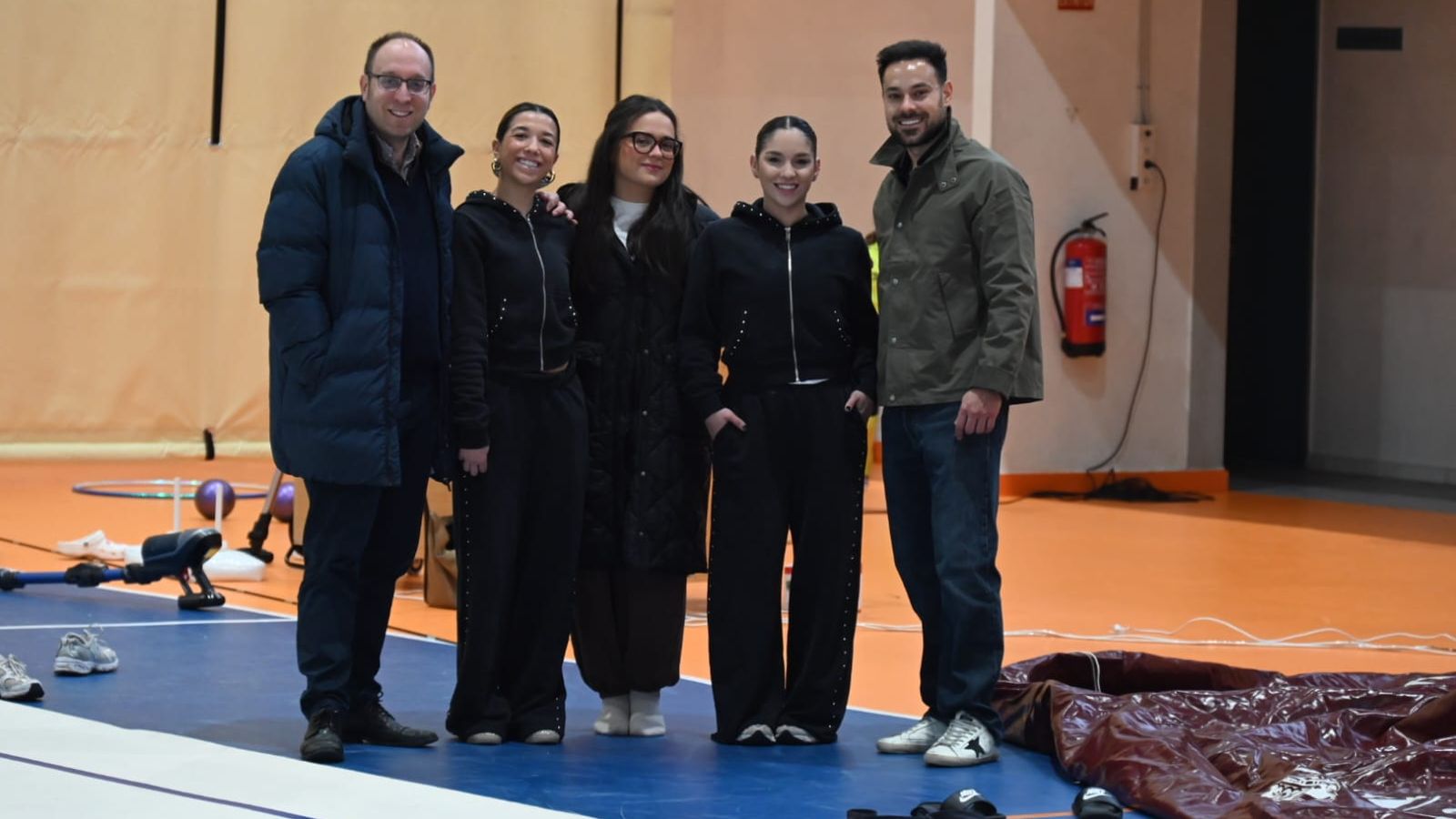 Ciudad Rodrigo ya cuenta con un nuevo tapiz para gimnasia rítmica