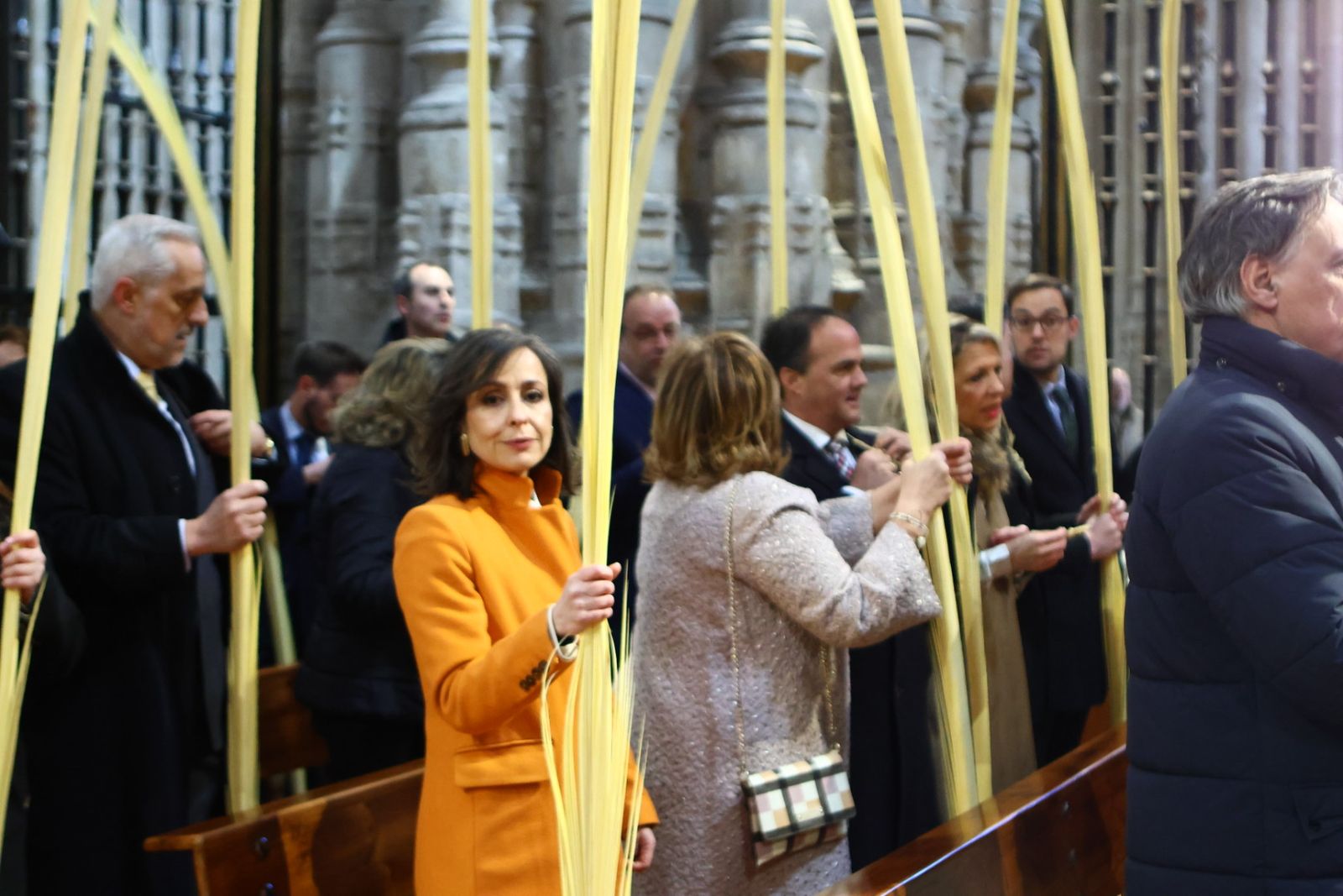 Bendición de palmas con motivo del Domingo de Ramos