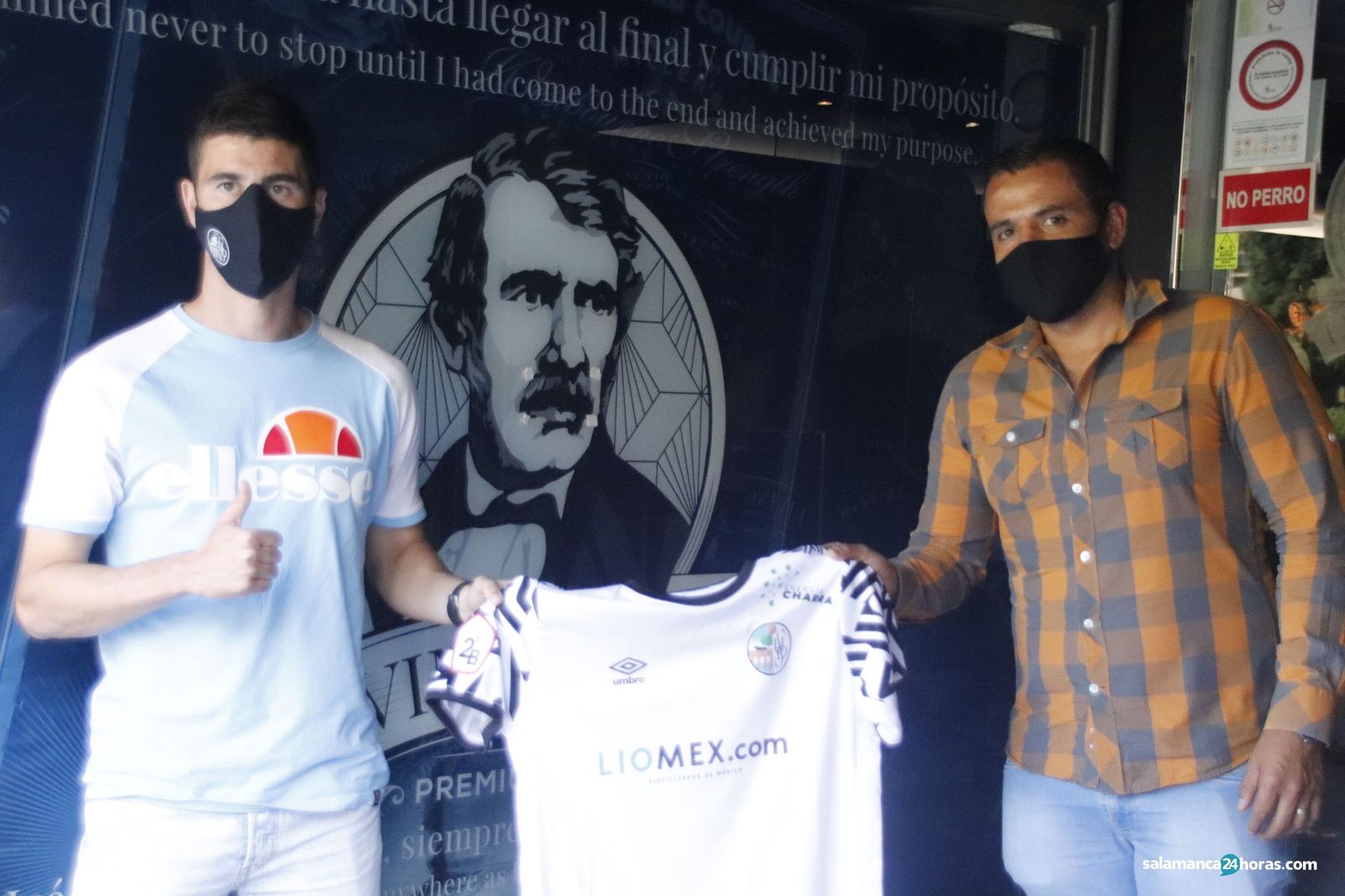 Presentación Nacho López con el Salamanca CF UDS