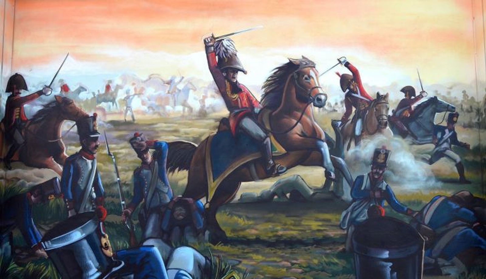 Arapiles, Mural Daniel Martin batalla 1