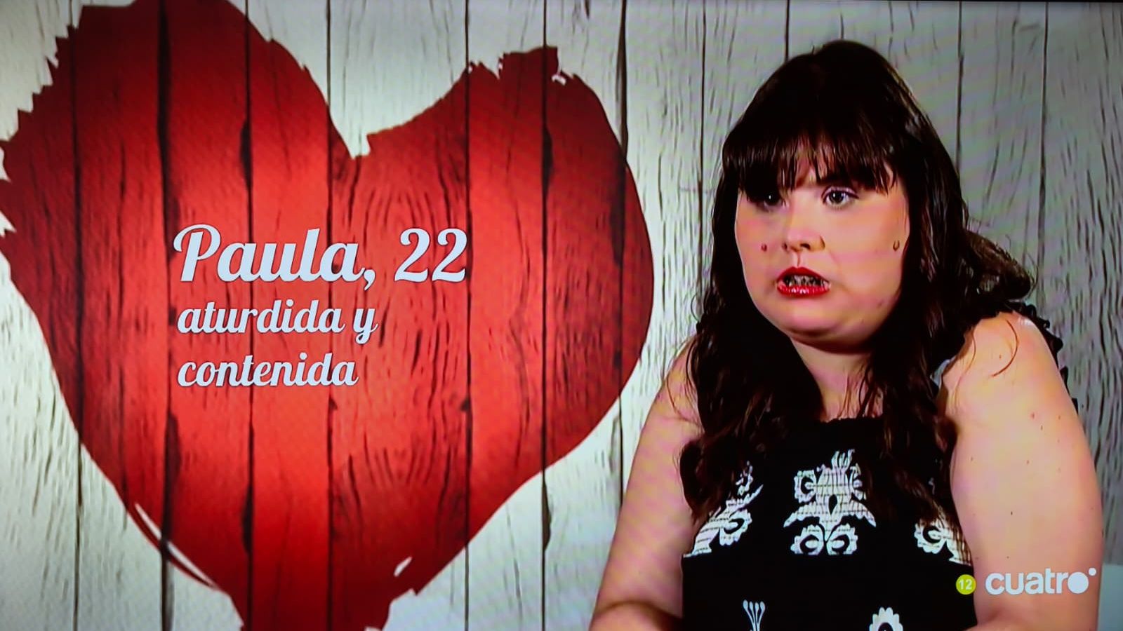 Paula en First Date. FOTO: CUATRO