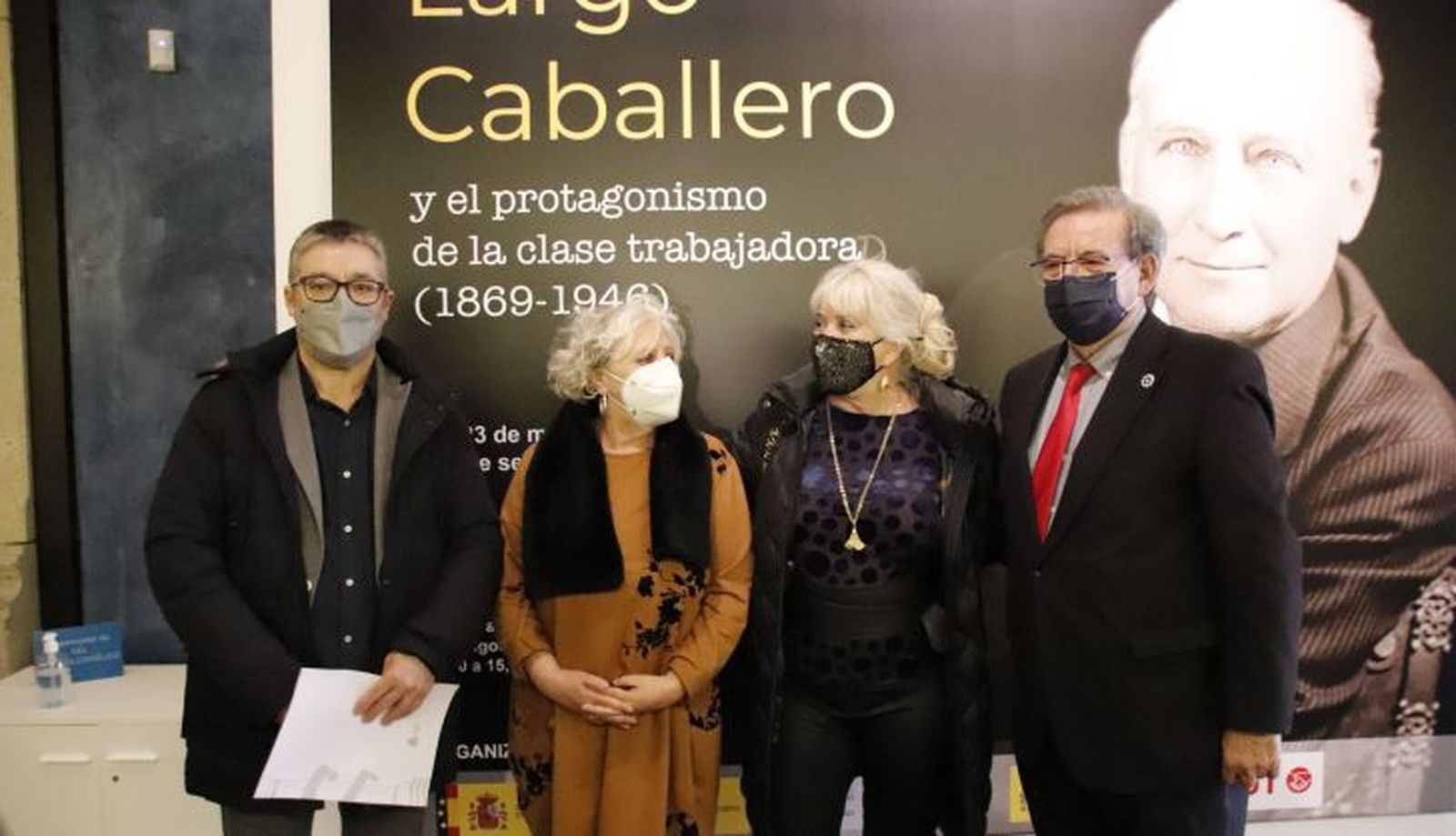 Inauguración de la exposición ‘Francisco Largo Caballero y el protagonismo de la clase trabajadora’