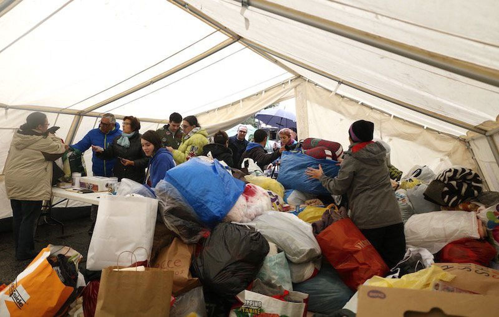 Calor de manta zamorana para los refugiados en Belgrado