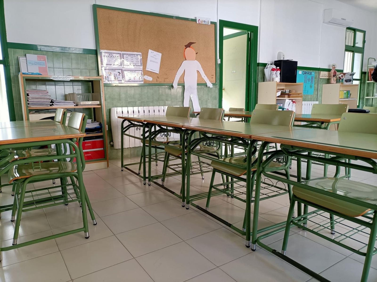 Archivo Un aula de un colegio. EUROPA PRESS Archivo Un aula de un colegio. EUROPA PRESS