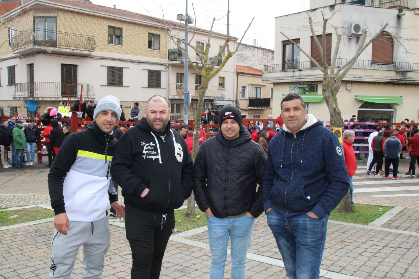 Ambiente en la suelta del XIV Toro del Antruejo en el Carnaval de Ciudad Rodrigo