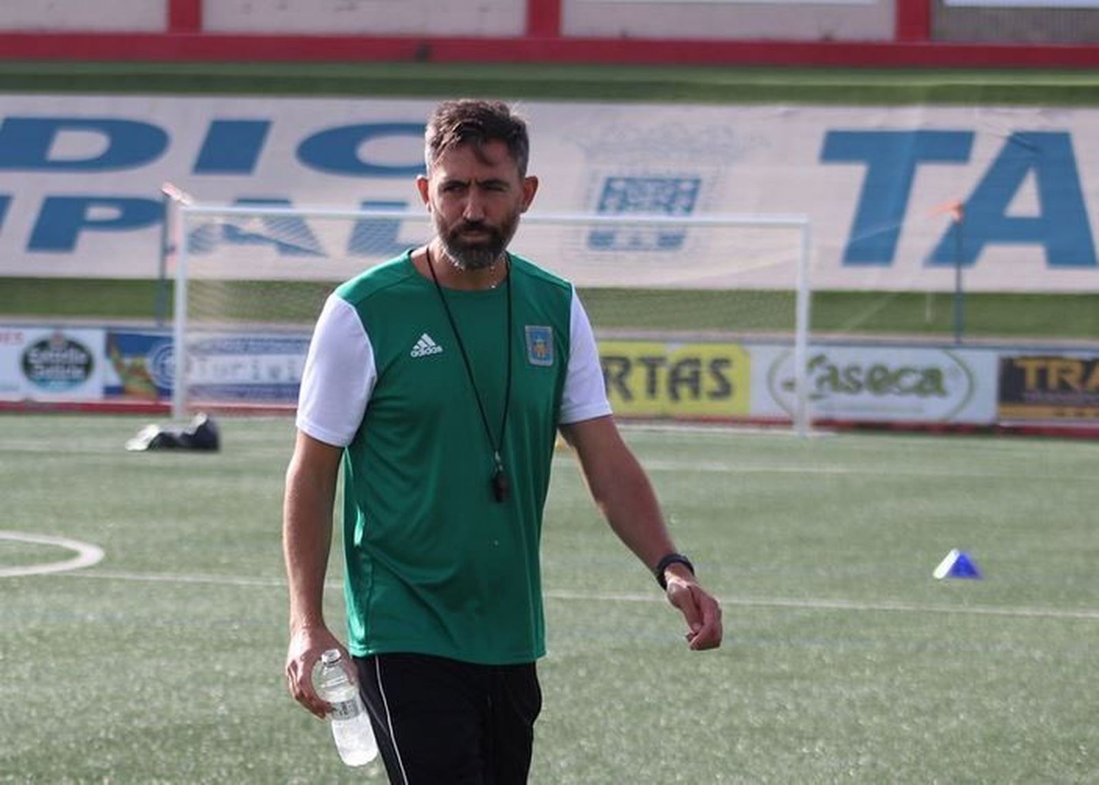 Molo, entrenador de la SD Tarazona | FOTO SD TARAZONA