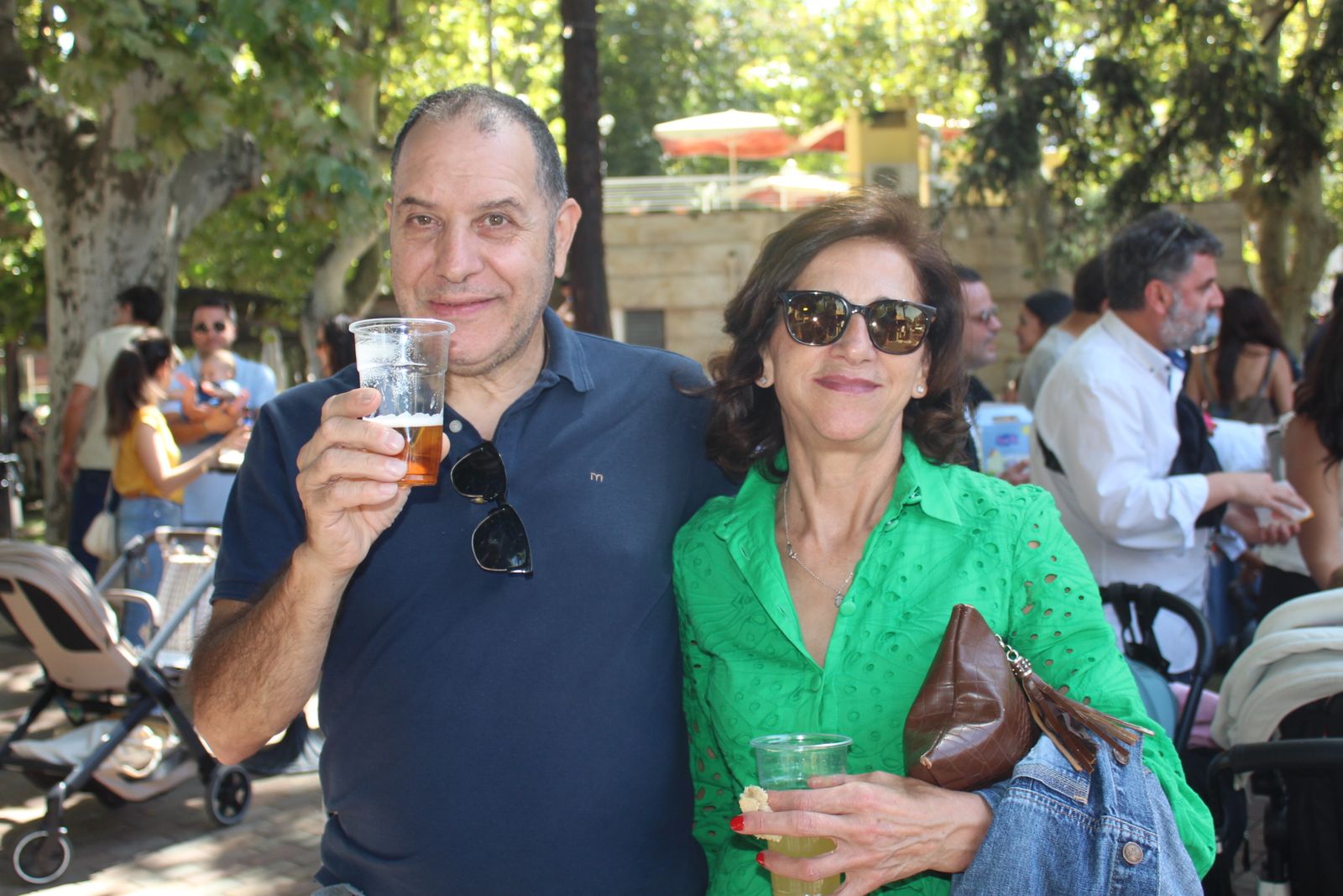 Ambiente en la Feria de Día en el mediodía de este sábado