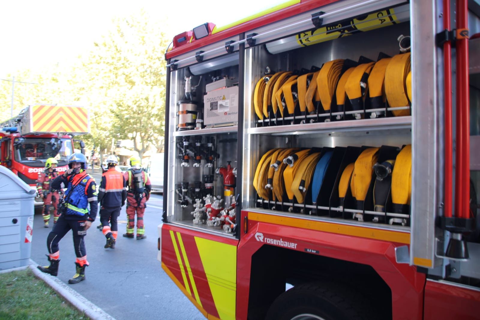 Despligue de los bomberos por una mala combustión en una caldera en Salamanca