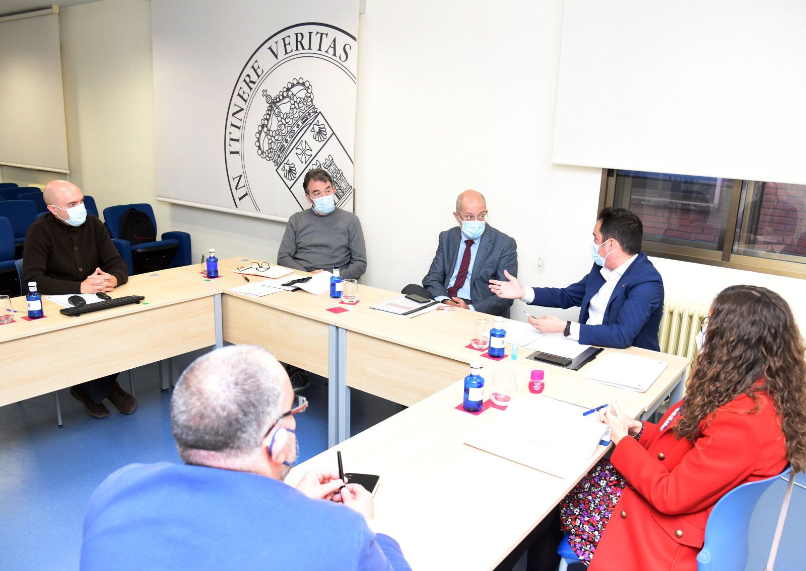 Francisco Igea con los responsables