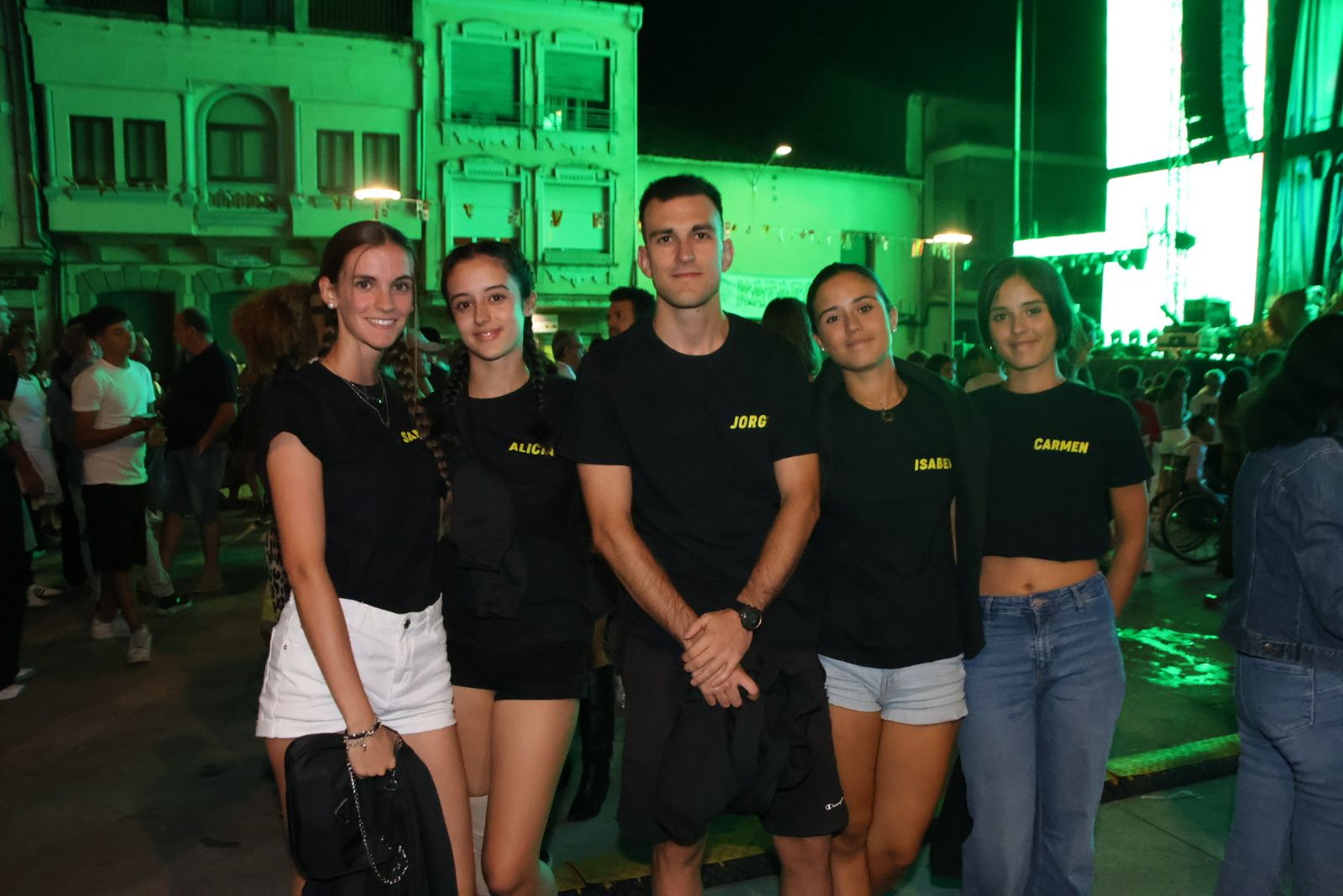 Panorama en la plaza Mayor de Guijuelo