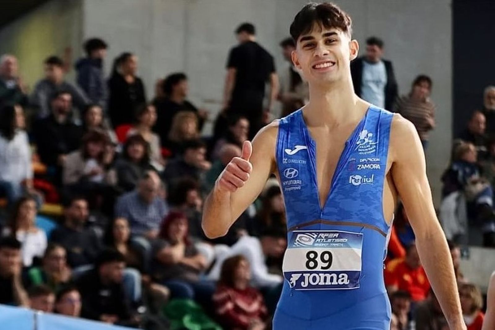 Samuel Álvarez el Hassani en el Campeonato de España celebrado en Sabadell