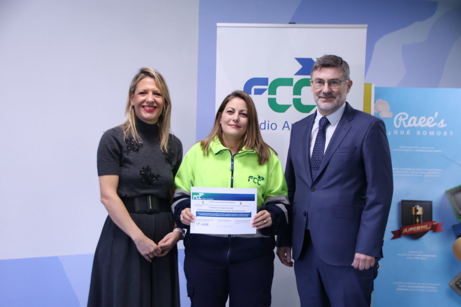 FCC Medio Ambiente celebrará un acto de reconocimiento a los trabajadores de la planta de envases de Salamanca y Puntos Limpios