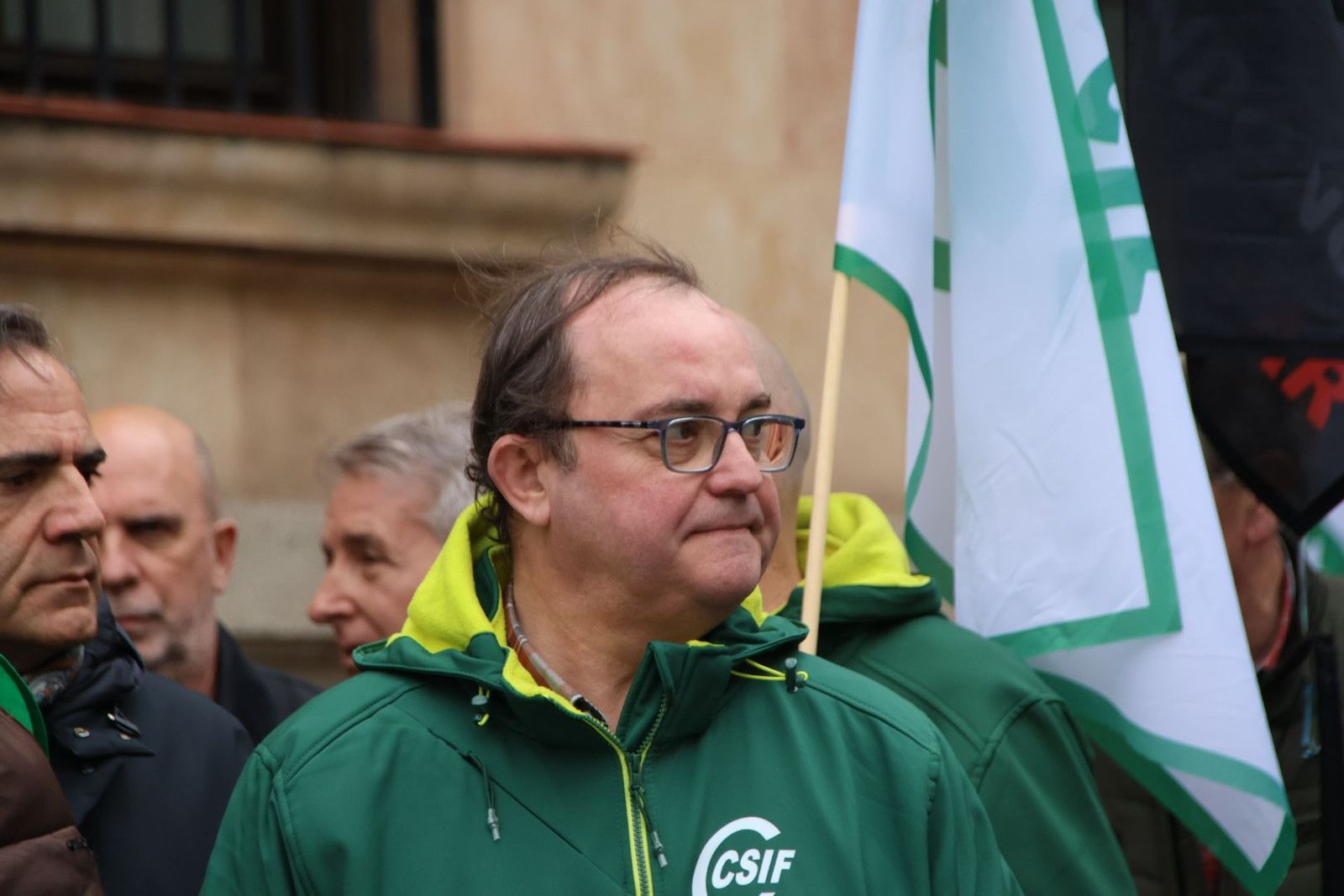 Concentración de CSIF ante la Subdelegación de Gobierno por Muface