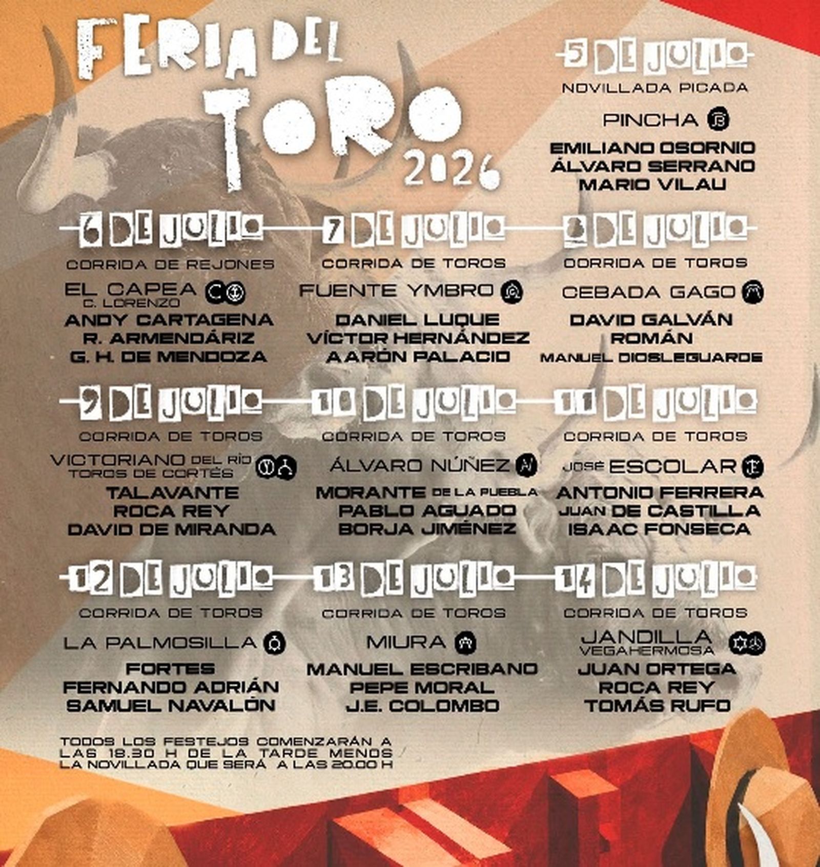 Feria del Toro de Pamplona 2026